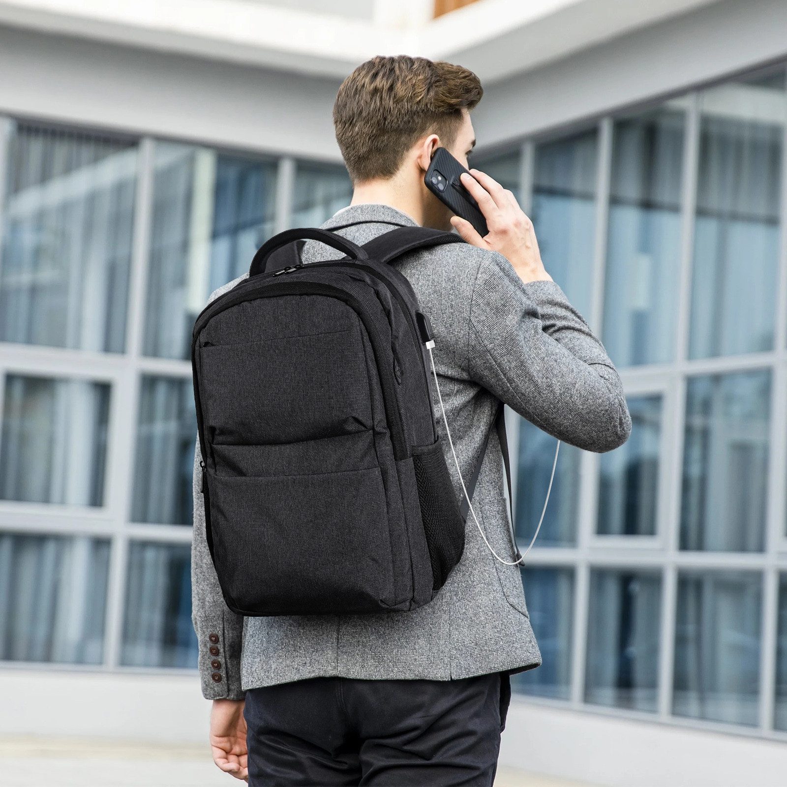 TAN.TOMI Laptoprucksack Rucksack Herren, Groß Laptop Rucksack 17,3 Zoll Sch günstig online kaufen