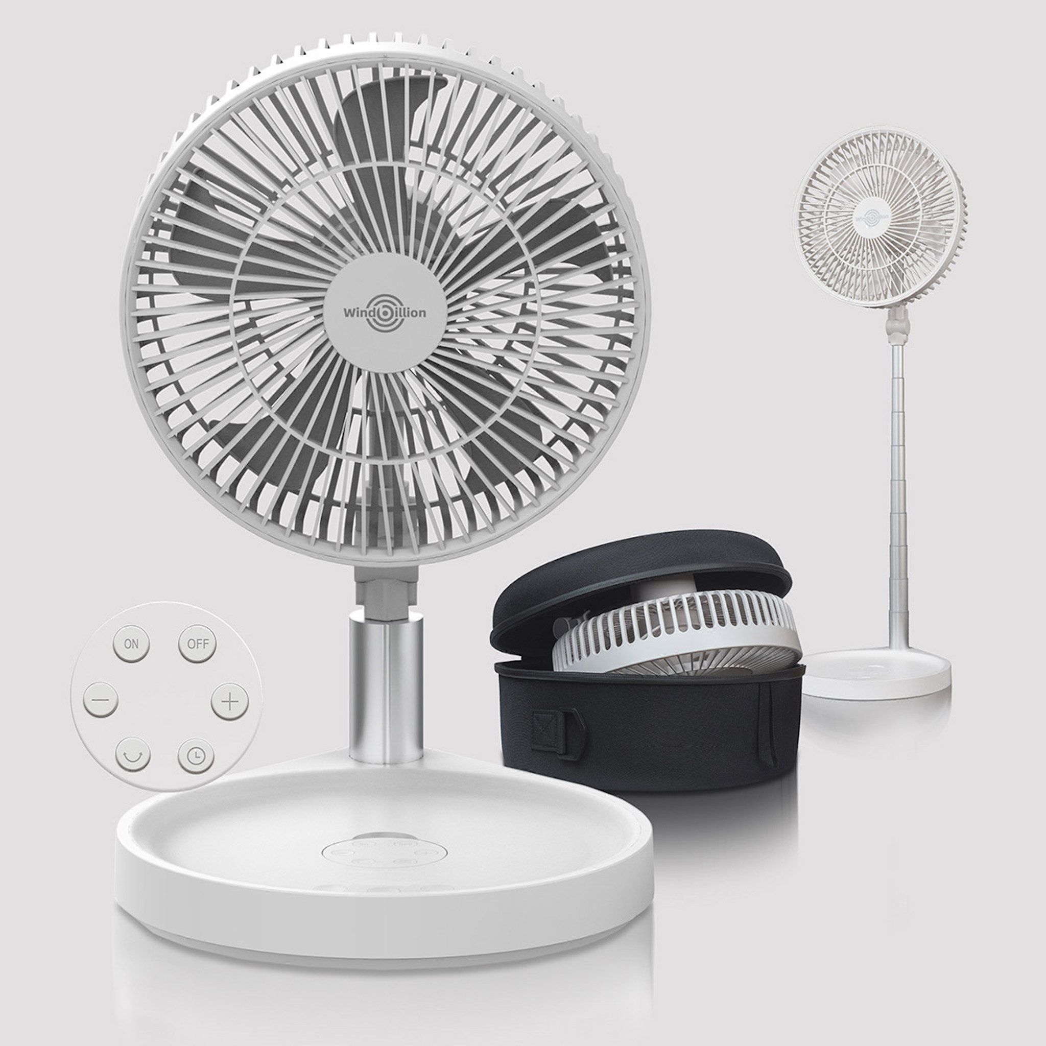 Windbillion Akku-Ventilator Klappbarer Kabelloser Ventilator günstig online kaufen