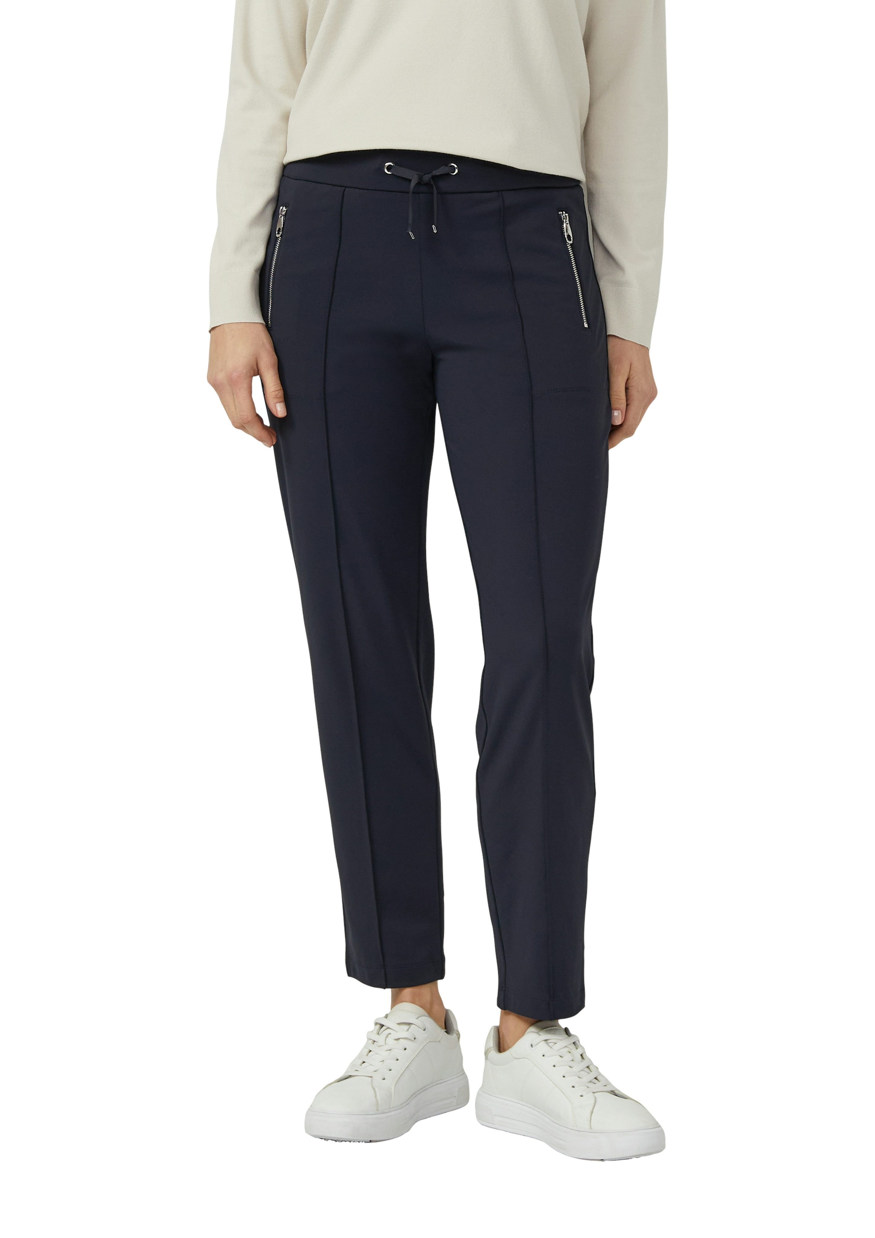 s.Oliver BLACK LABEL Stoffhose mit Kordelzug