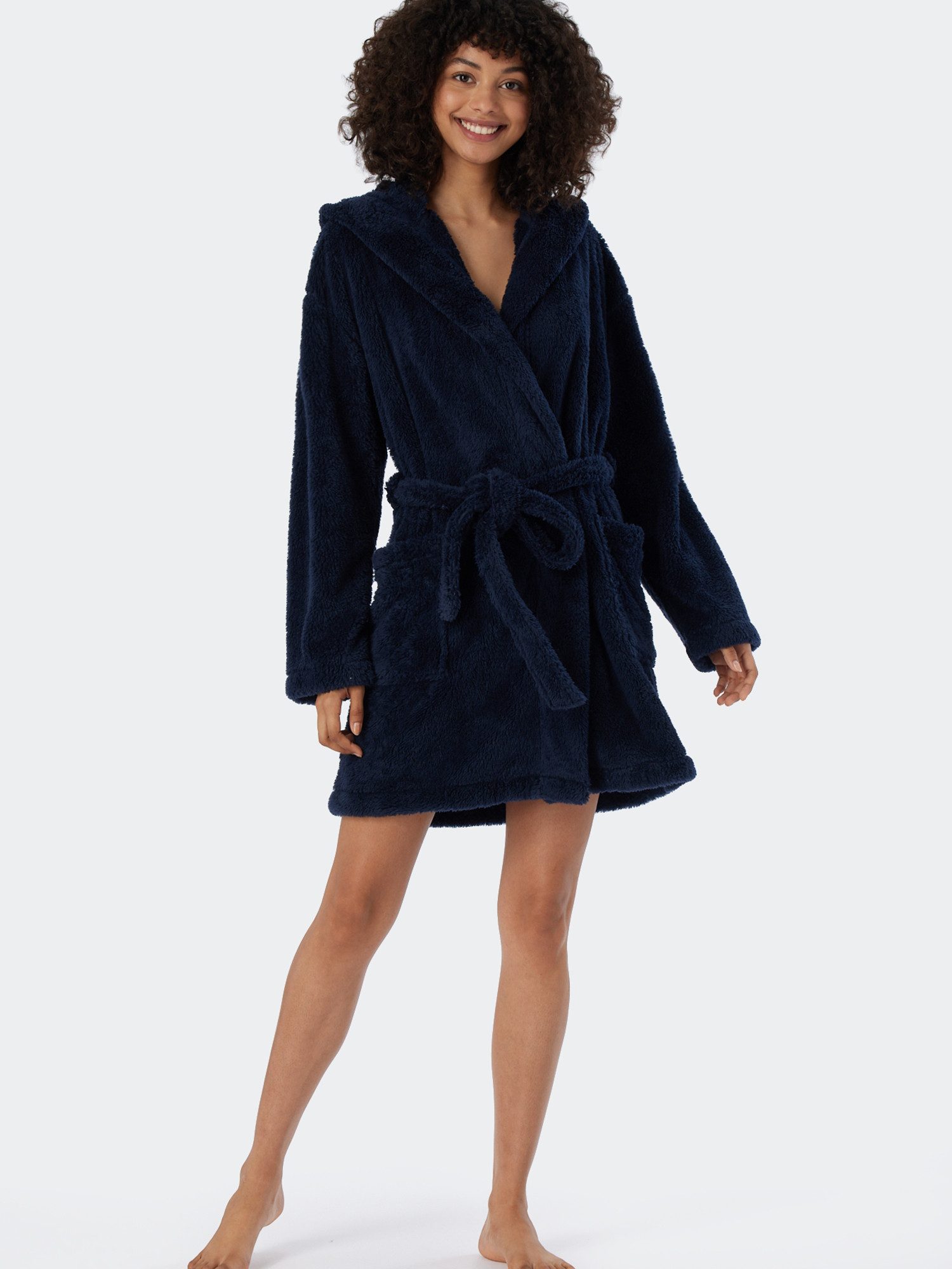 Schiesser Bademantel Teddy Fleece, 0
