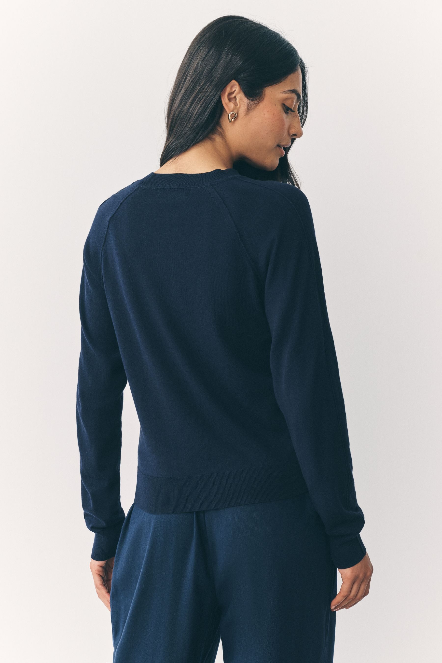 Next Rundhalspullover Weicher Strickpullover mit Rundhalsausschnitt (1-tlg) günstig online kaufen