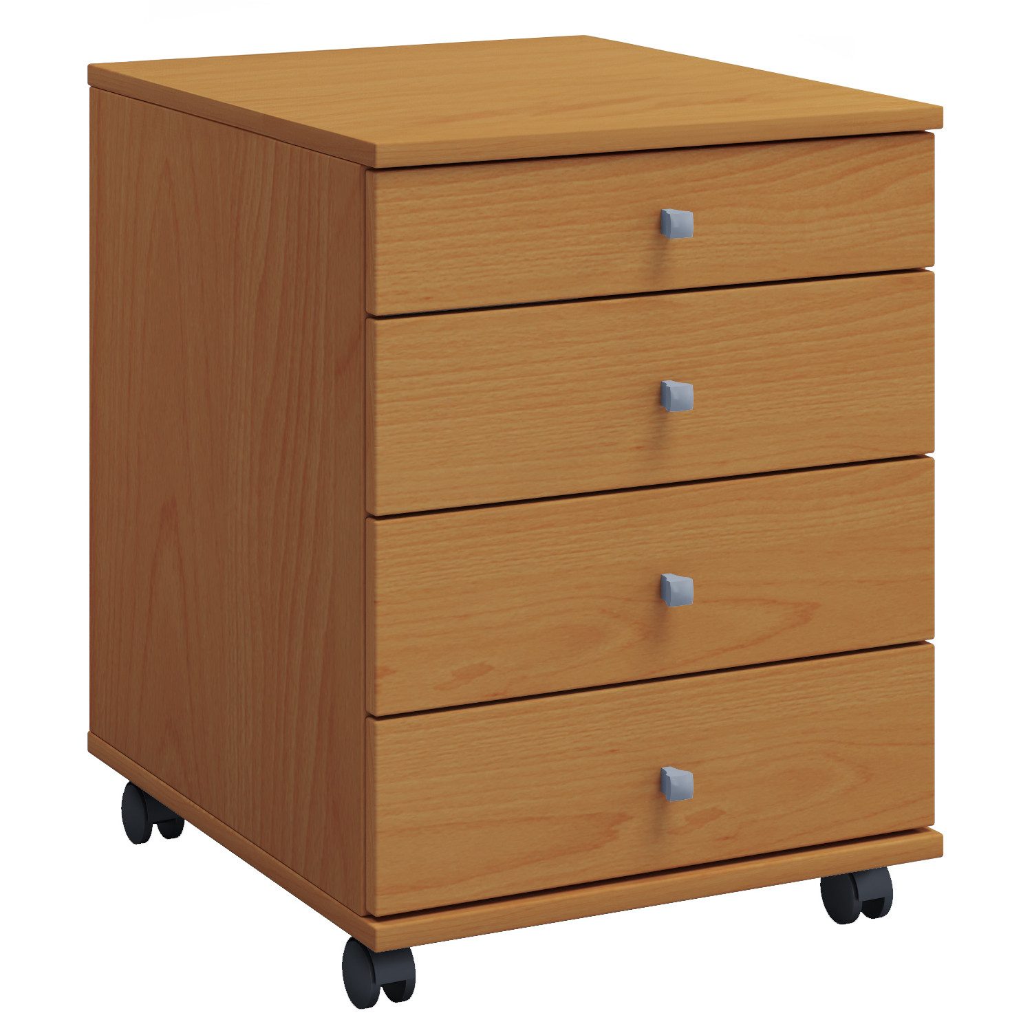 VCM Rollcontainer Lona Mini B. 42 x T. 50 x H. 57 cm, Stauraum für Unterlagen unterm Schreibtisch, für Büro und Homeoffice – Bild 5 von 5