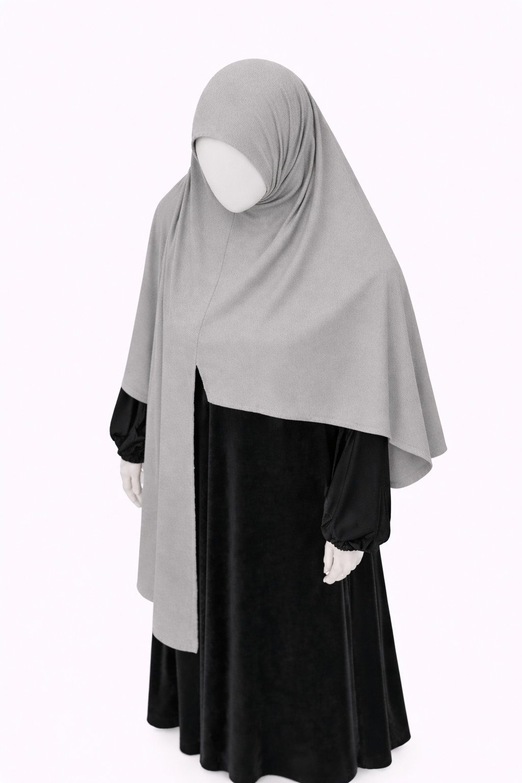 Aymasal Hijab Easy Jersey Hijab to-go Kopftuch Schal Tuch Islam Extra lang 180x70 (Einzelstück, 1-St., Einzelartikel) Easy Hijab mit Frontnaht aus Viskose Stretch Komfort