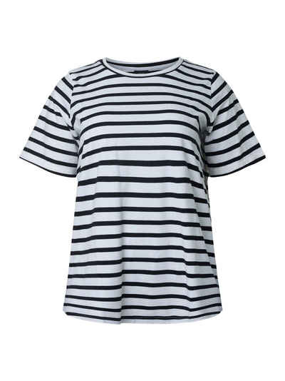 Zizzi T-Shirt VIVI (1-tlg) Plain/ohne Details