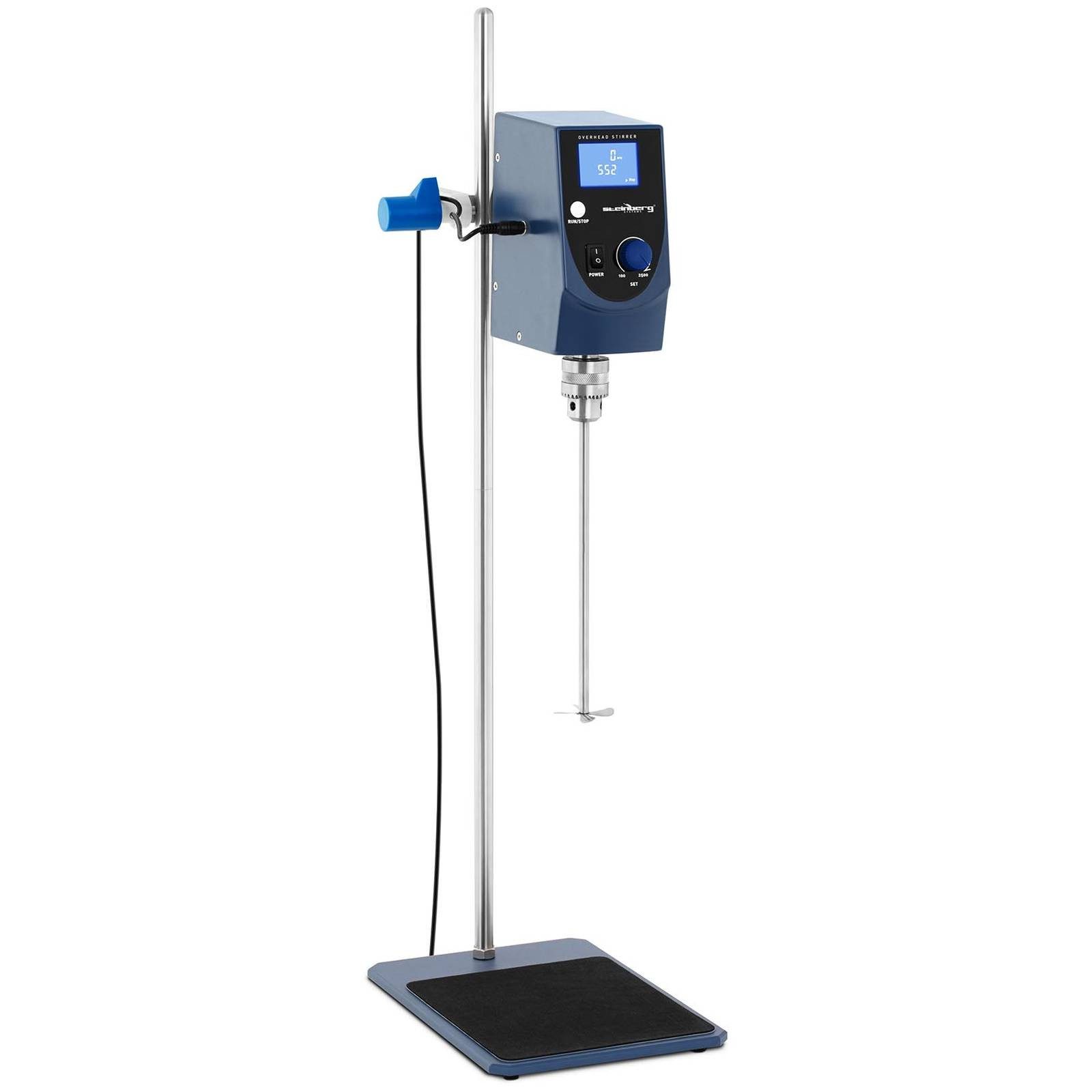 Steinberg Systems Rührquirl Laborrühre Stirrer Laborrührwerk Überkopfrührer 2500 U/min 40 L, L: 20 cm