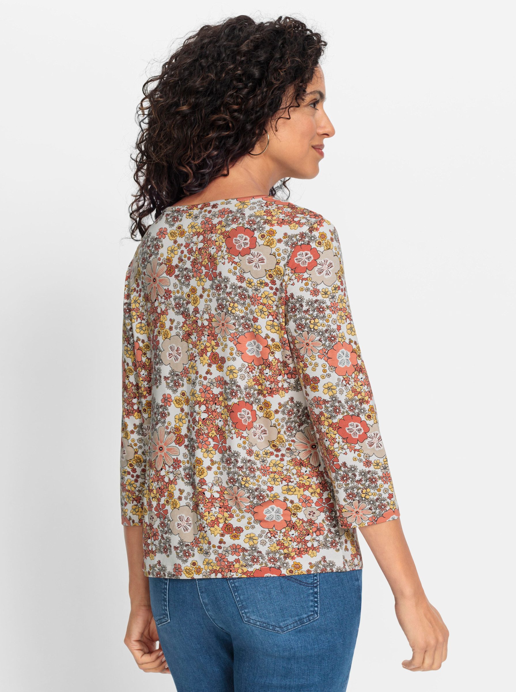Inspirationen 3/4-Arm-Shirt "3/4-Arm-Shirt", (1 tlg.) günstig online kaufen