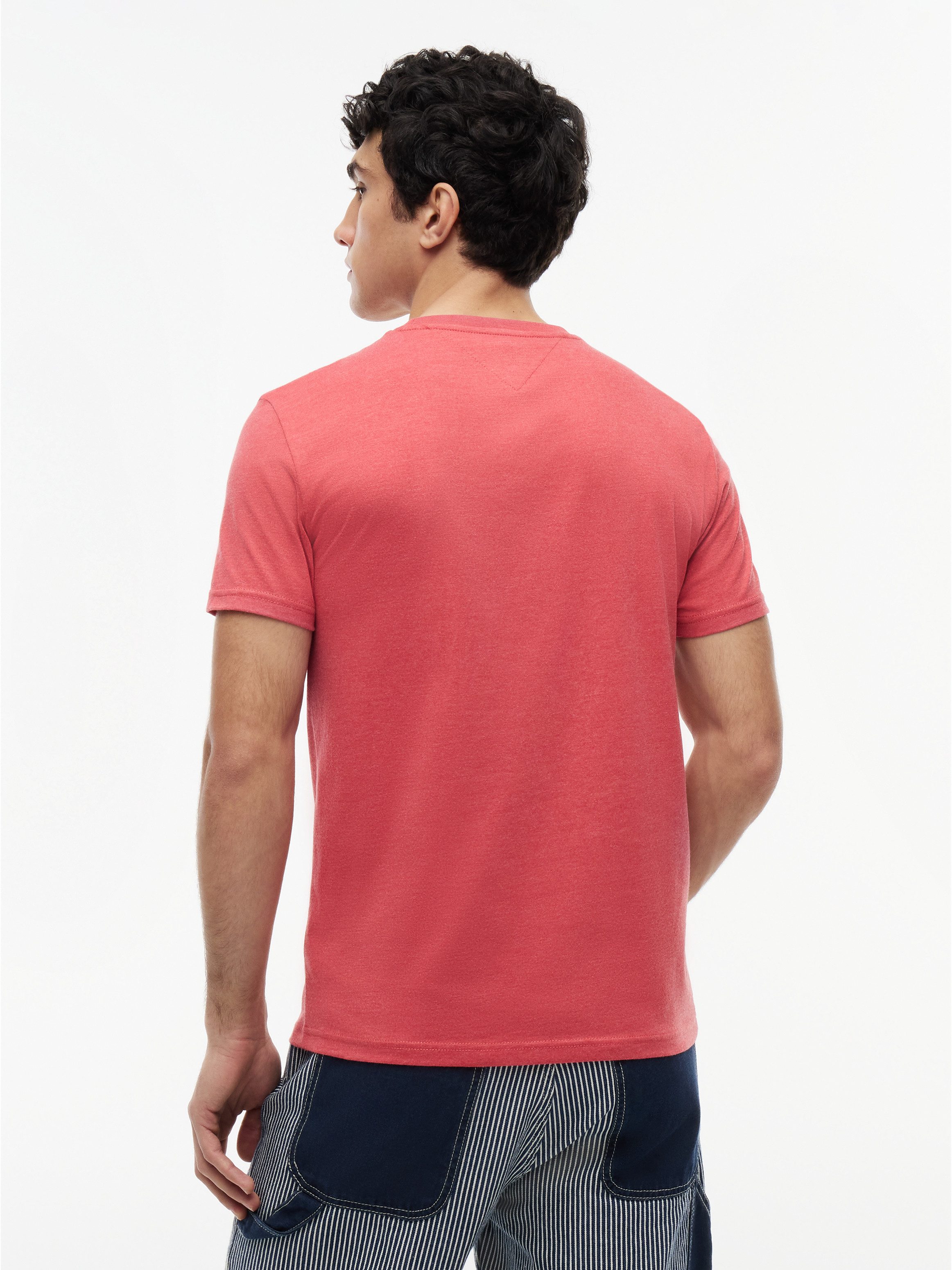 Tommy Jeans T-Shirt TJM XSLIM JASPE HTR TEE EXT Mit Rundhalsausschnitt