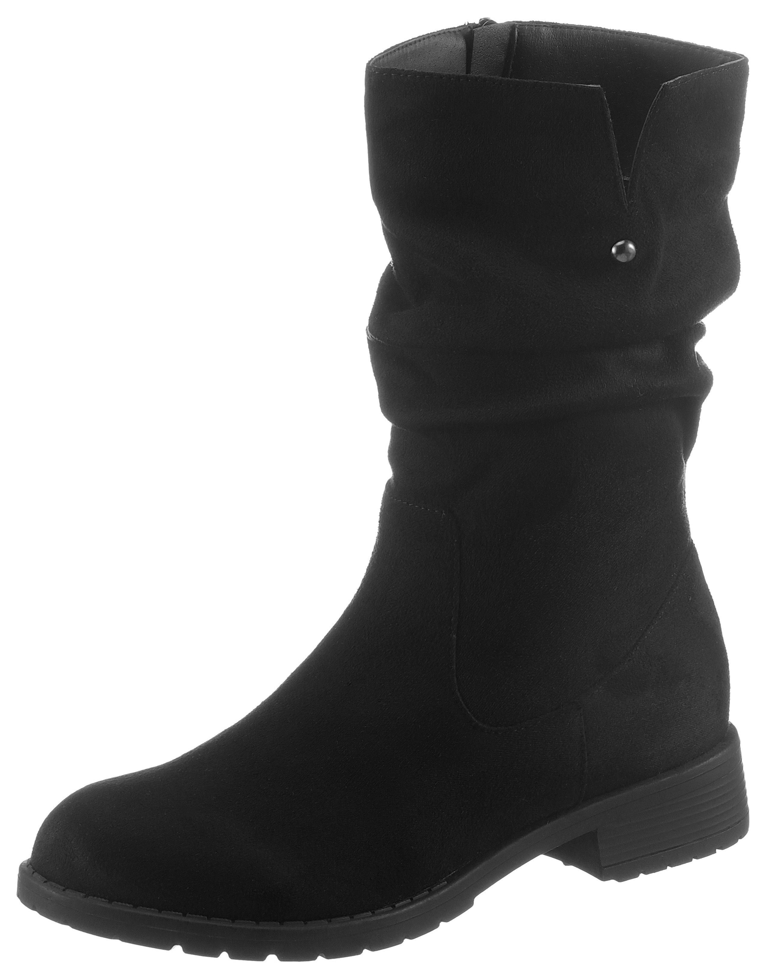 CITY WALK Winterstiefel mit slouchy Raffungen am Schaft