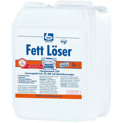 Dr. Becher Dr. Becher Fett Löser Superkonzentrat 5 Liter Kanister (1er Pack) Spezialwaschmittel
