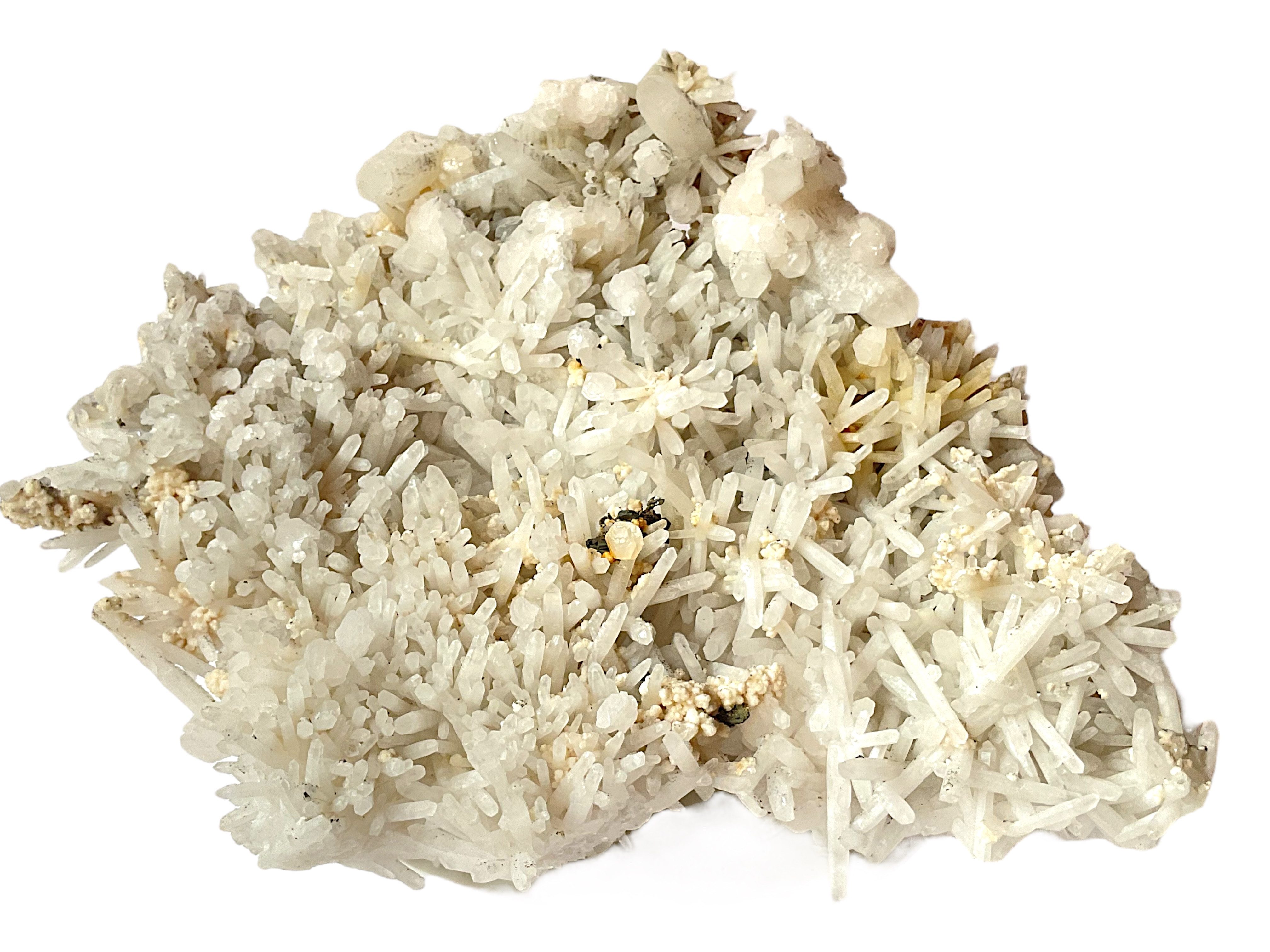 Steinfixx® Edelstein XXL Quarz Calcit Pyrit Rhodochrosit 29x23x15 cm 3,55 kg Unikat S3028, (sehr seltenes Mineral, 1-St., besonderer Sammlerstein), TOP 1A-Qualität aus Trepca
