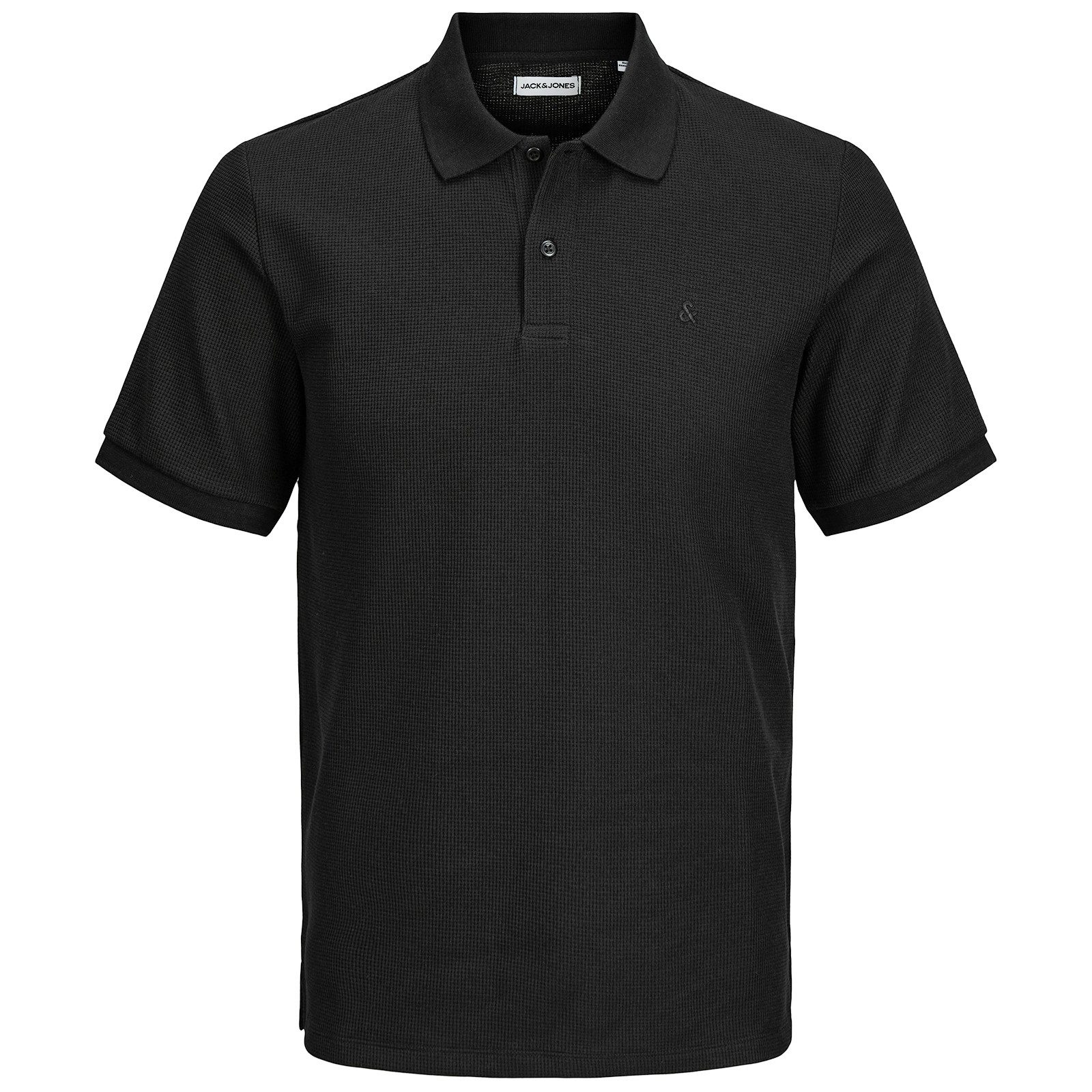 Jack & Jones Poloshirt Jack&Jones Poloshirt XXL schwarz JJEAUSTIN Struktur günstig online kaufen