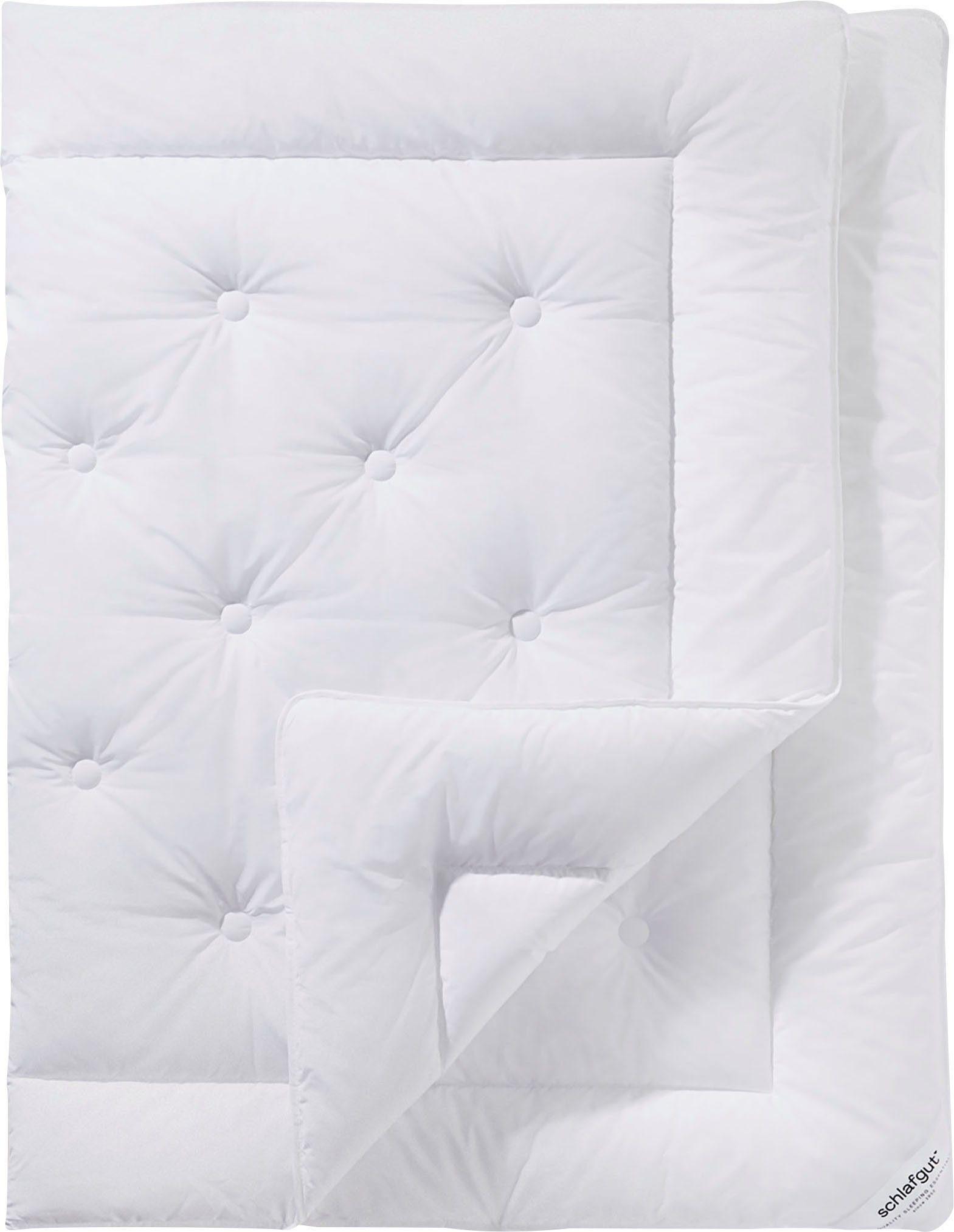 Microfaserbettdecke, Pure, Schlafgut, Bettdecke in 135x200 cm und weiteren Größen, für Sommer oder Winter