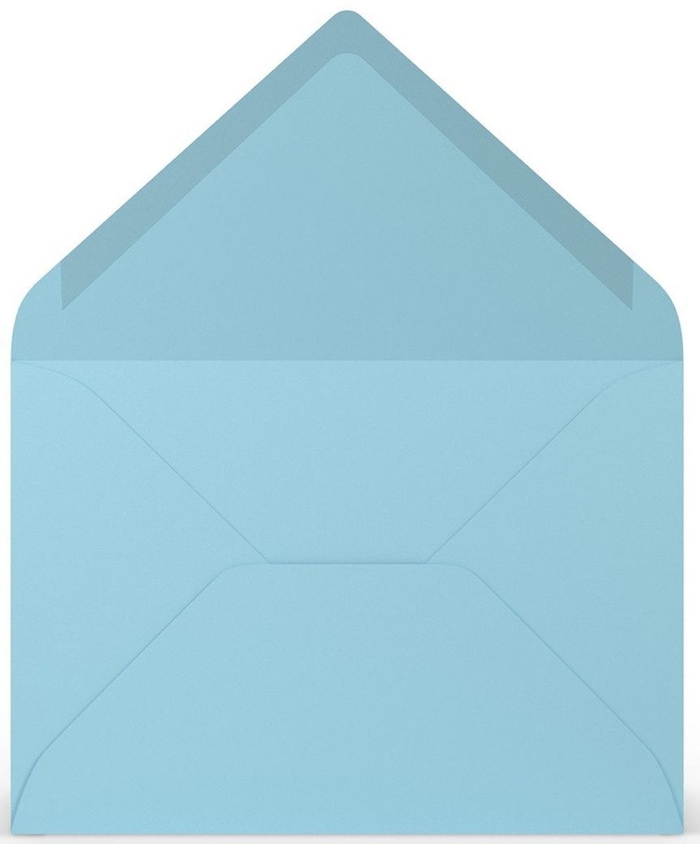 Rössler Briefumschlag Briefumschläge Coloretti VE=5 Stück B6 himmelblau