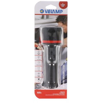 Velamp LED Taschenlampe Velamp LED Gummi-Taschenlampe, 3 LEDs, wasserdicht, mit Handschlaufe