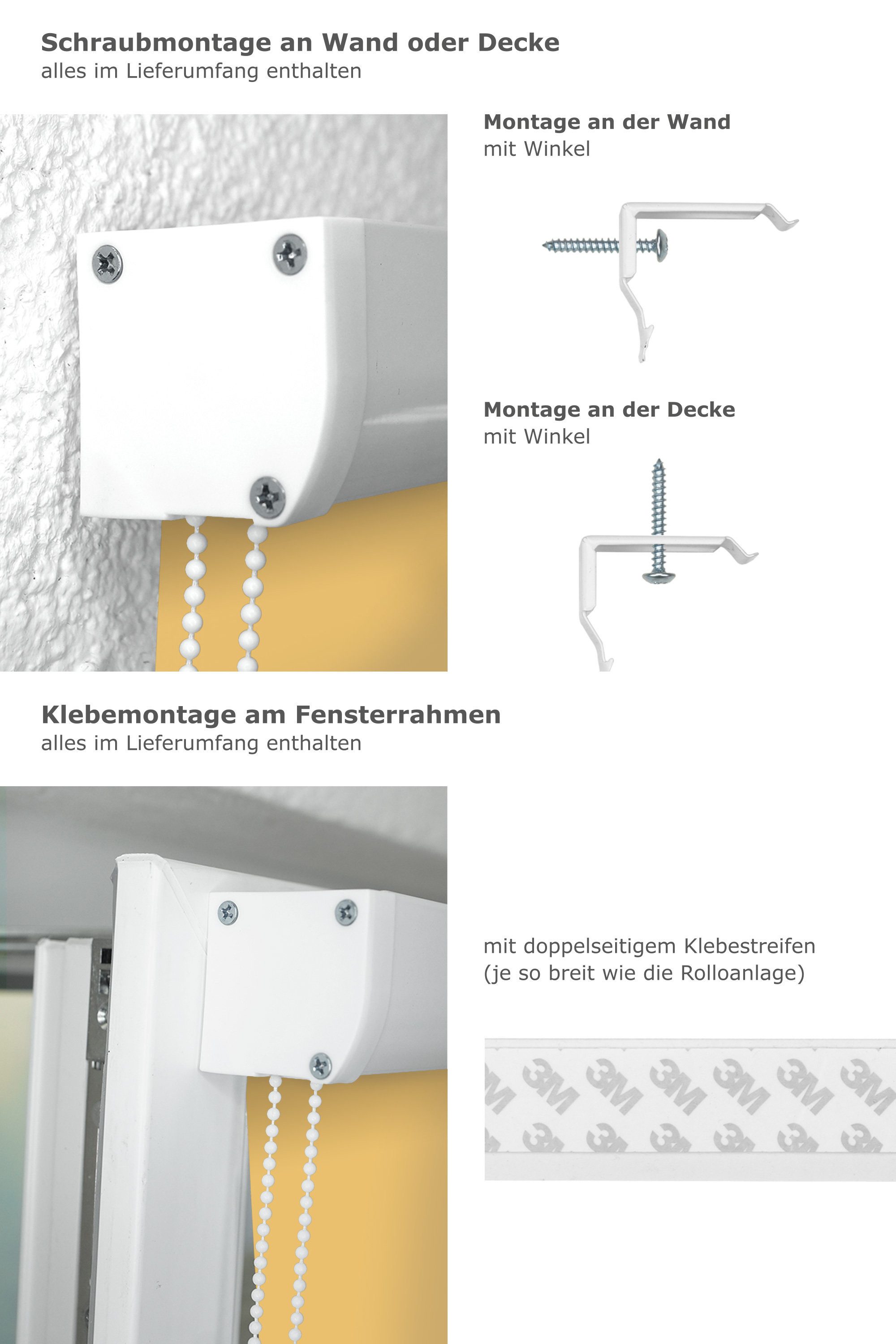 Verdunklungsrollo Lysel Outlet Kassettenrollo VD Aprikose, LYSEL®, abdunkelnd, HxB 175x40cm