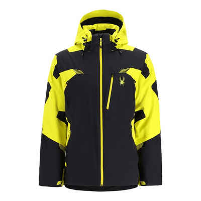 Spyder Skijacke Leader Jacket mit verstell- und abnehmbarem Schneefang