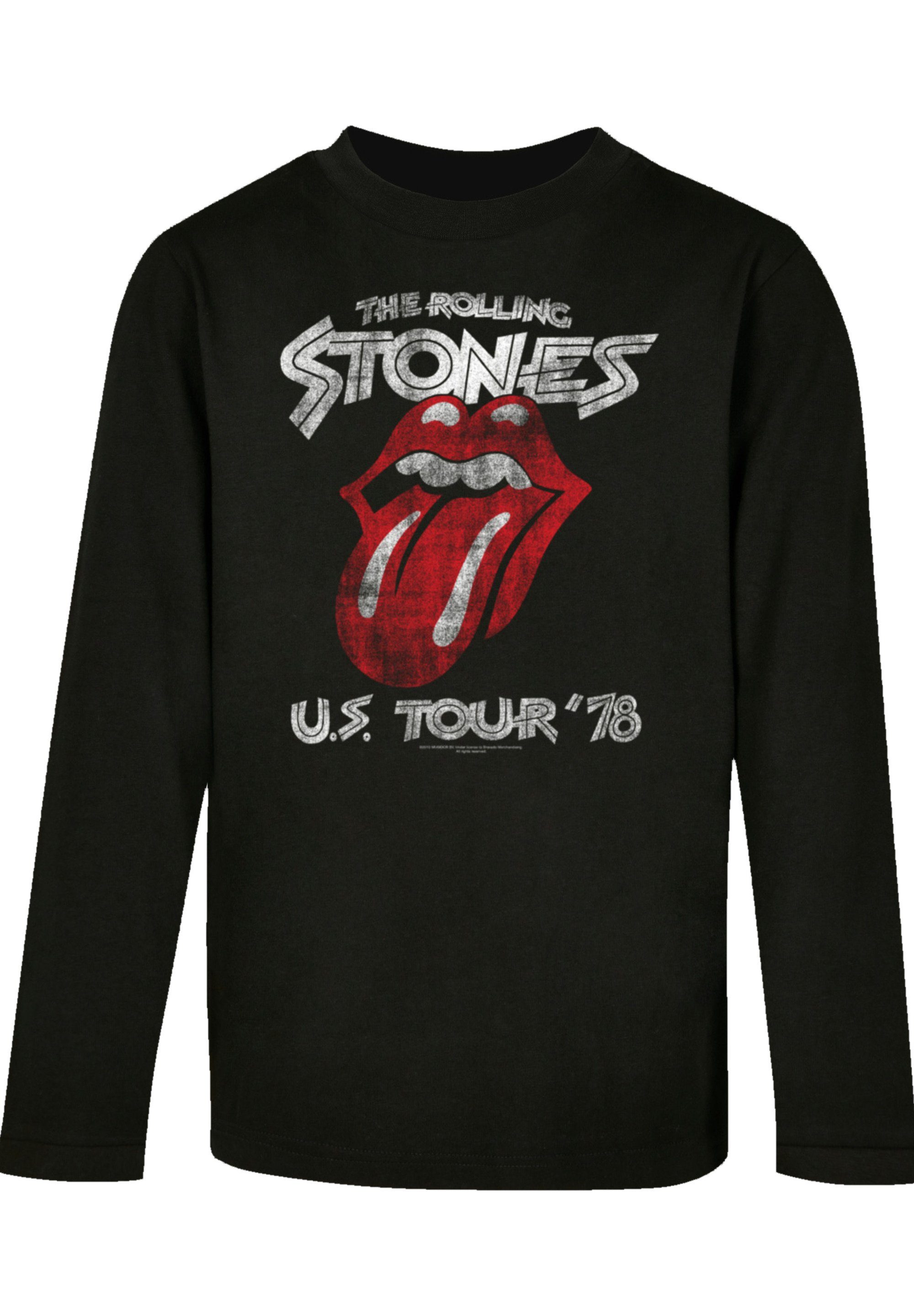F4NT4STIC T-Shirt The Rolling Stones US Tour '78 Print, Offiziell  lizenziertes The Rolling Stones T-Shirt