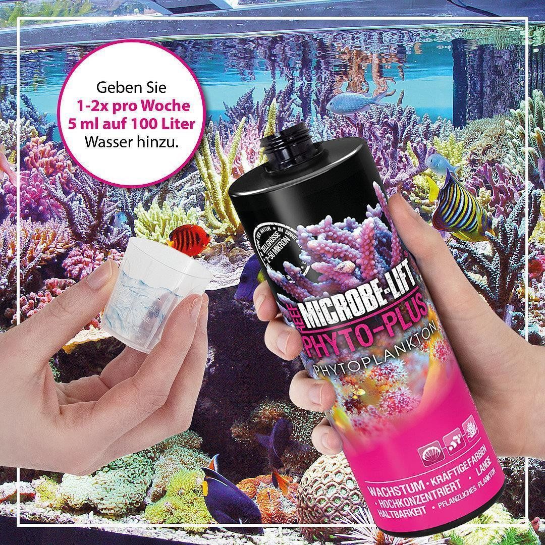 ARKA Biotechnologie GmbH Terrarien-Substrat Microbe-Lift Phyto-Plus - Pflanzliches Plankton Korallenfutter von ARKA Biotechnologie GmbH