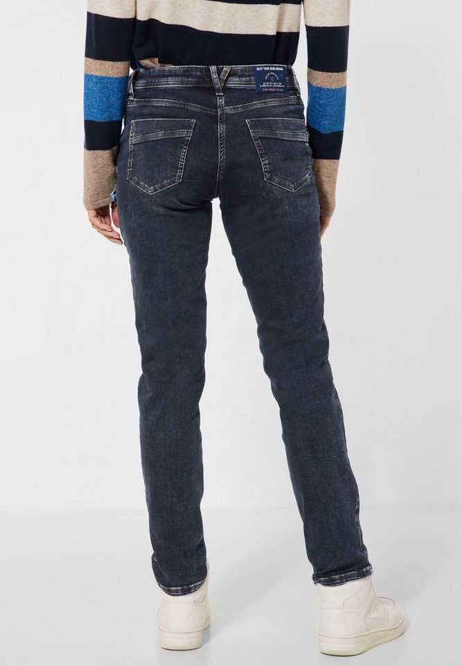 Cecil Loose-fit-Jeans mit Reißverschluss-Deko