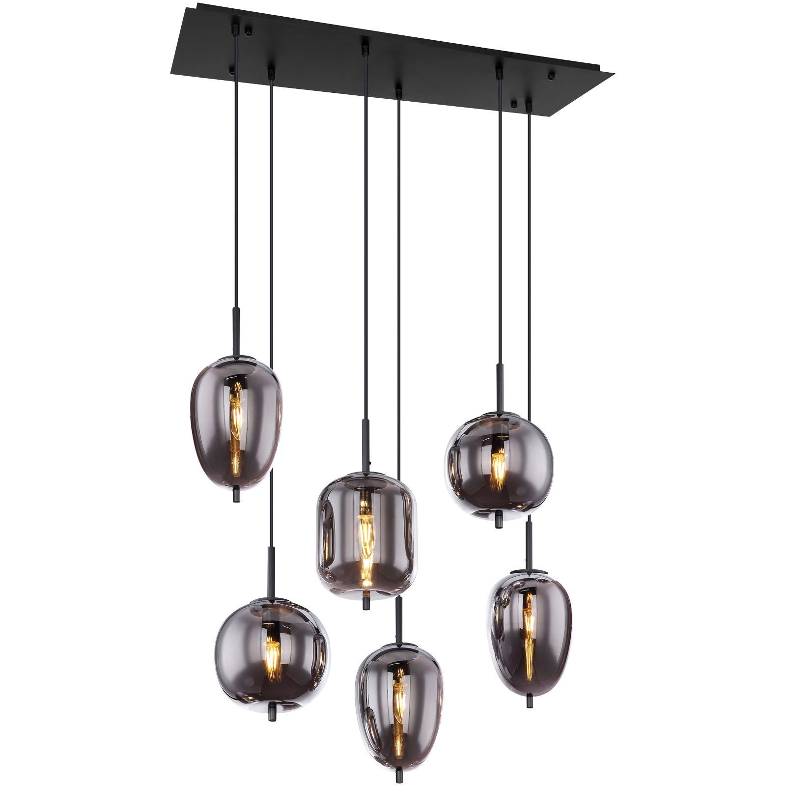 GLOBO LIGHTING Hängeleuchte Hängeleuchte Hängelampe Wohnzimmer günstig online kaufen