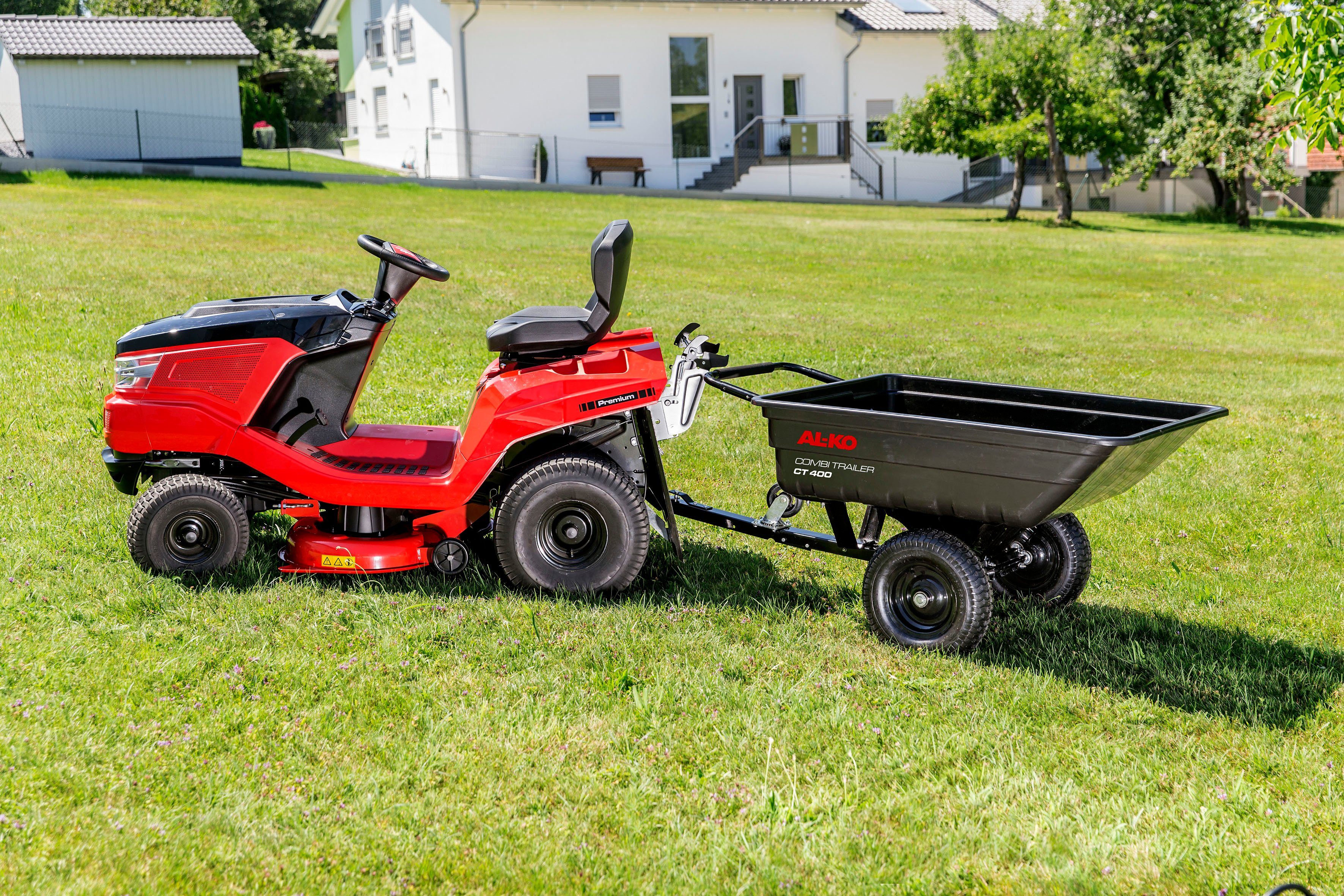 AL-KO Rasentraktoranhänger Combi Trailer CT 400, kippbar – Bild 2 von 5