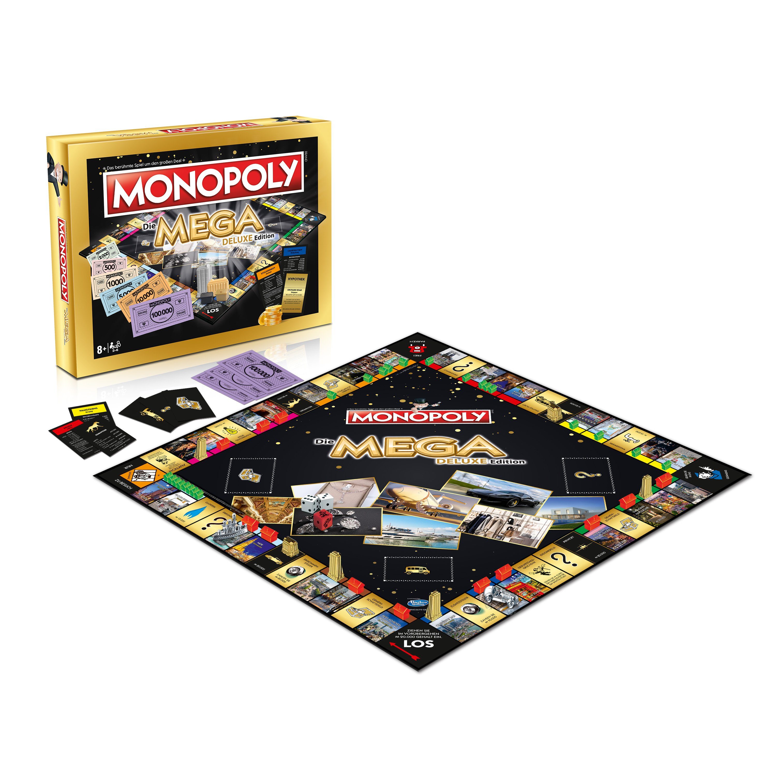 Winning Moves Spiel Monopoly - Mega Deluxe, Brettspiel