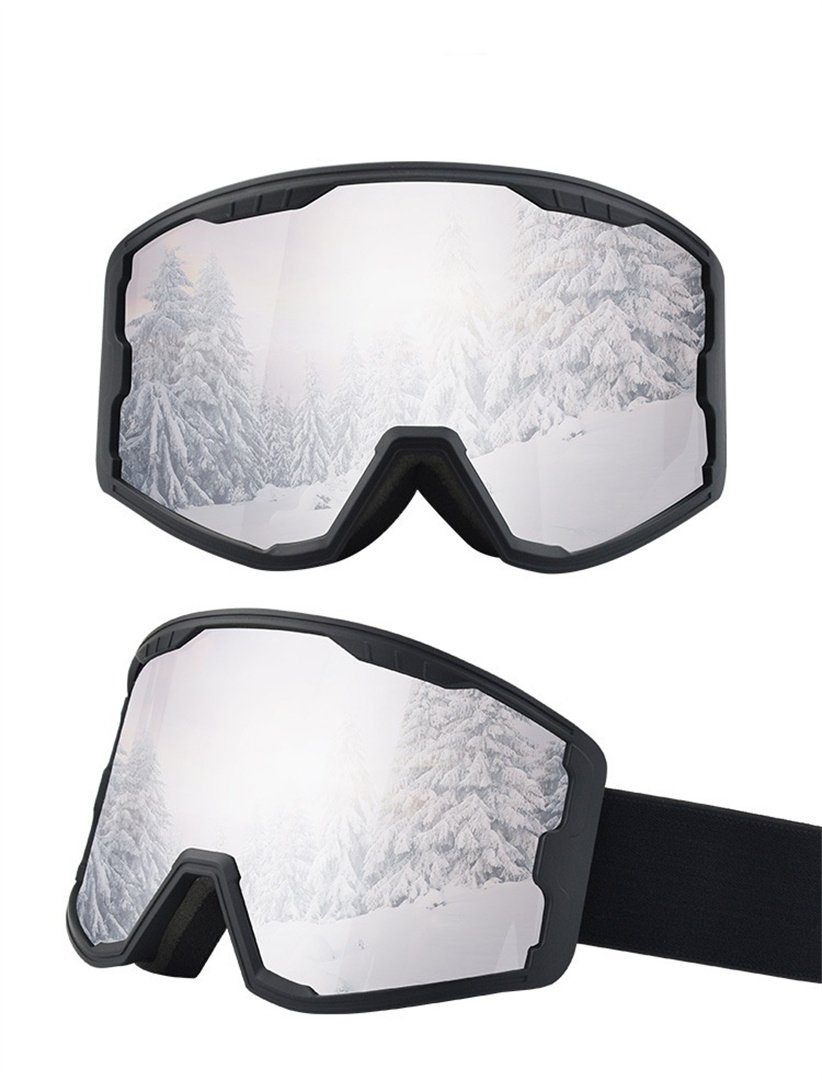 Fahrradbrille;Motorradbrille;Schwimmbrille;Skibrille Outdoor-Reit-Skibrille, UG (Fahrradbrille;Motorradbrille;Schwimmbrille;Skibrille), L.Ru Skibrille Silber Motorradbrille,