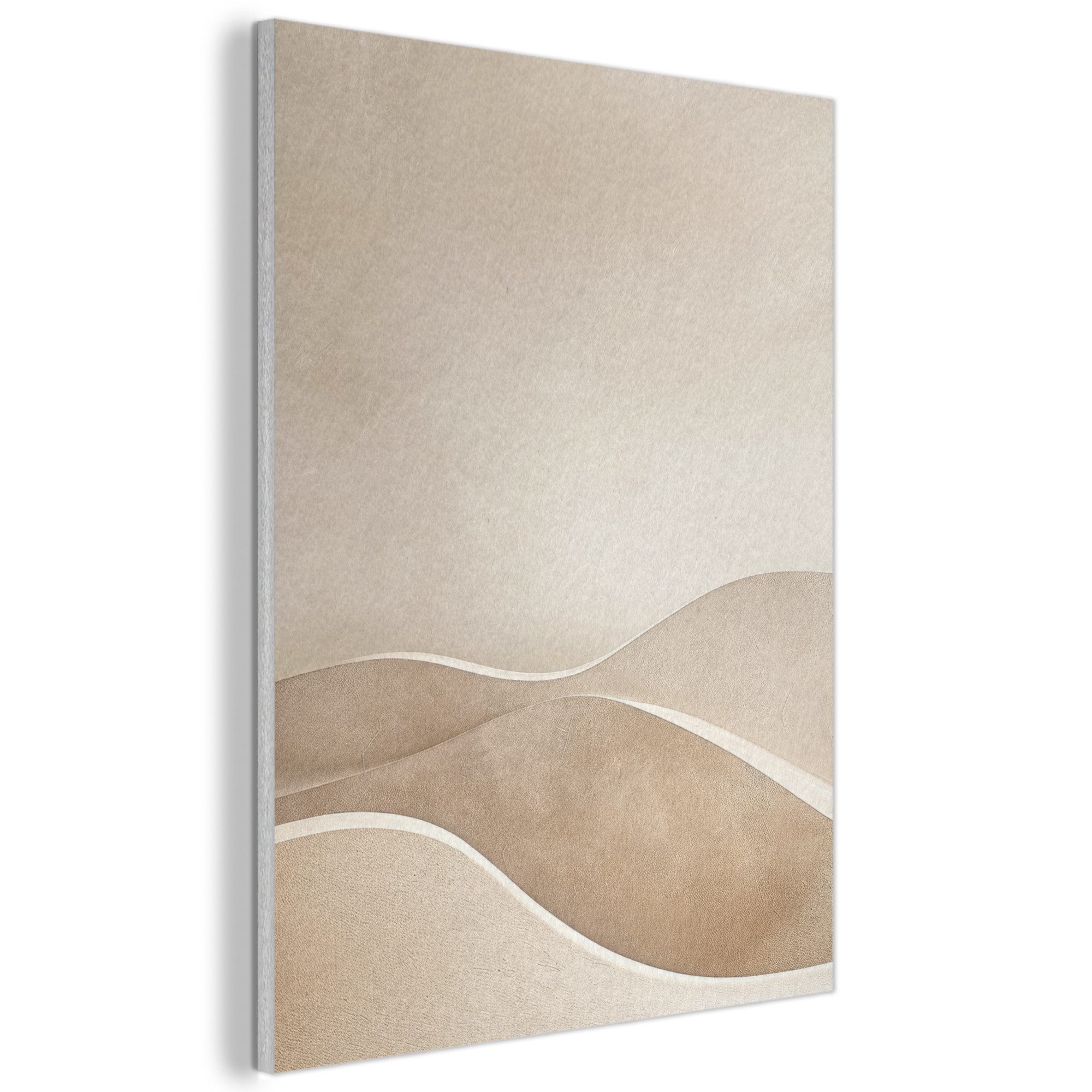MuchoWow Gemälde Beige - Natur - Abstrakt - Modern, Fotodruck (1 St), Akust günstig online kaufen