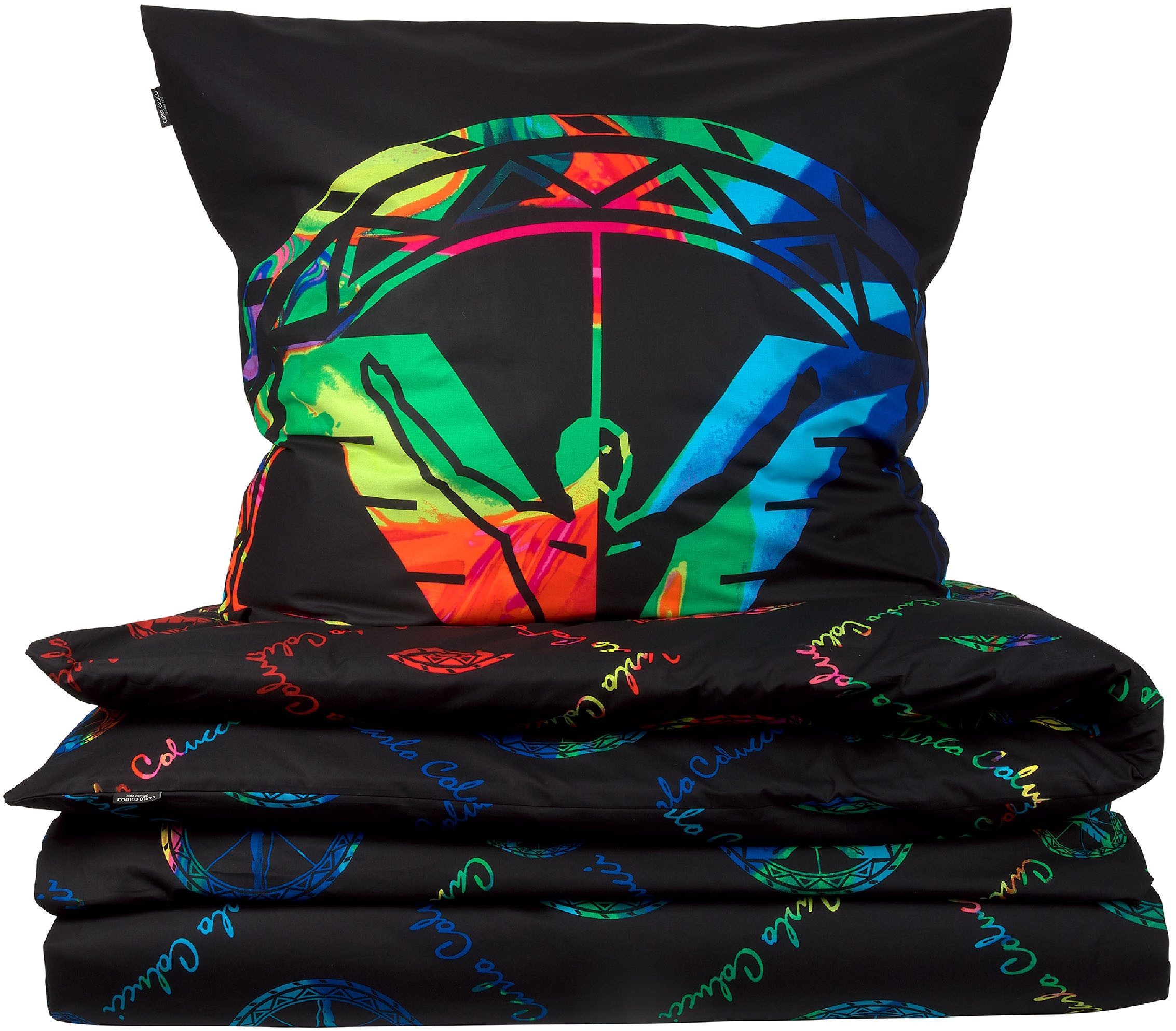 CARLO COLUCCI Bettwäsche Rombo aus weicher Microfaser mit Logoprint, Microf günstig online kaufen