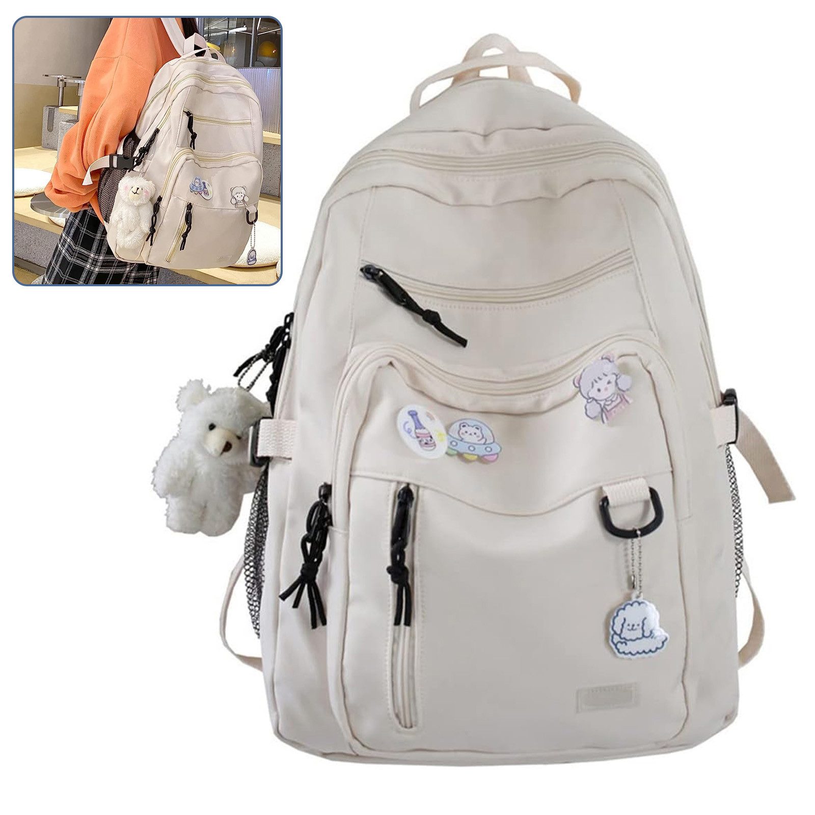 MODFU Laptoprucksack Laptoptasche Rucksäcke Alltagsdaypack Schulrucksack günstig online kaufen