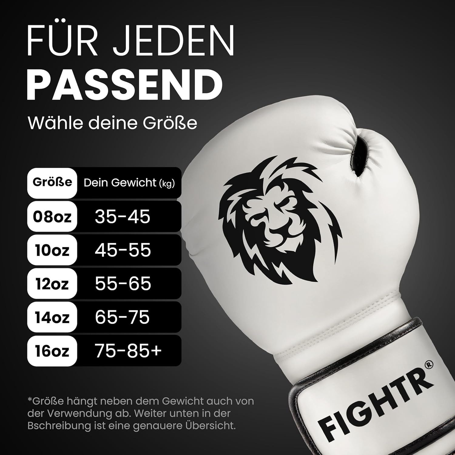 FIGHTR Boxhandschuhe FBG XIV – Stabil & komfortabel für Boxen, Kickboxen, M günstig online kaufen