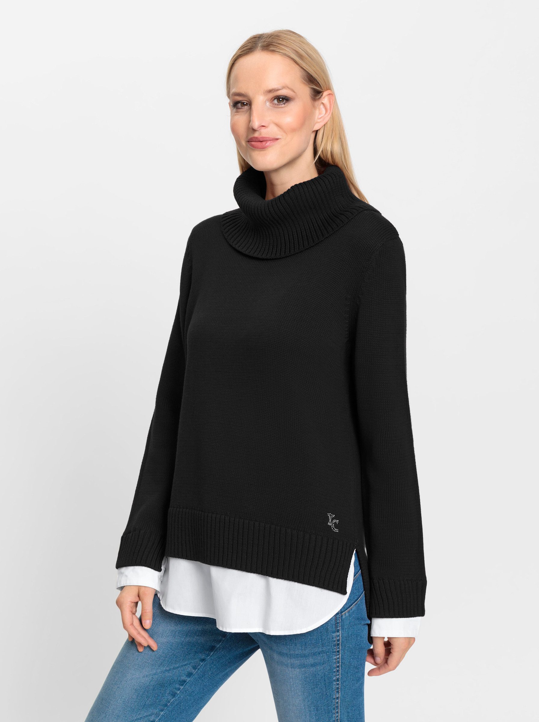 heine Strickpullover Rollkragenpullover günstig online kaufen