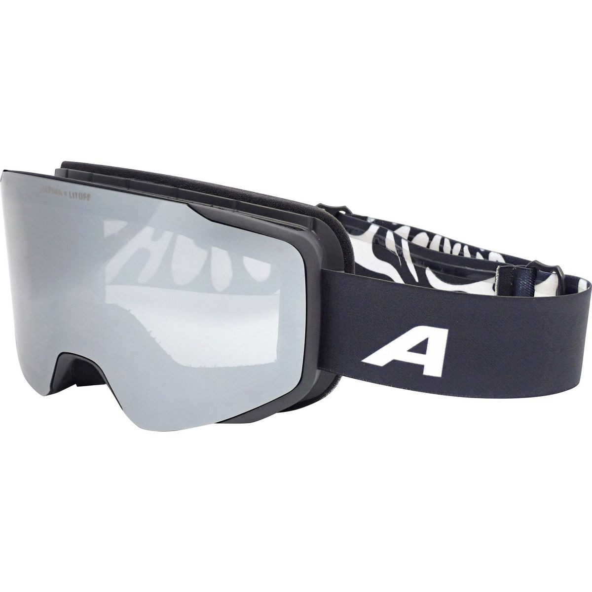 *Alpina* Skibrille Taos Litoff, Moderne Skibrille mit Q-LITE Scheibe für bessere Kontraste, ideal für