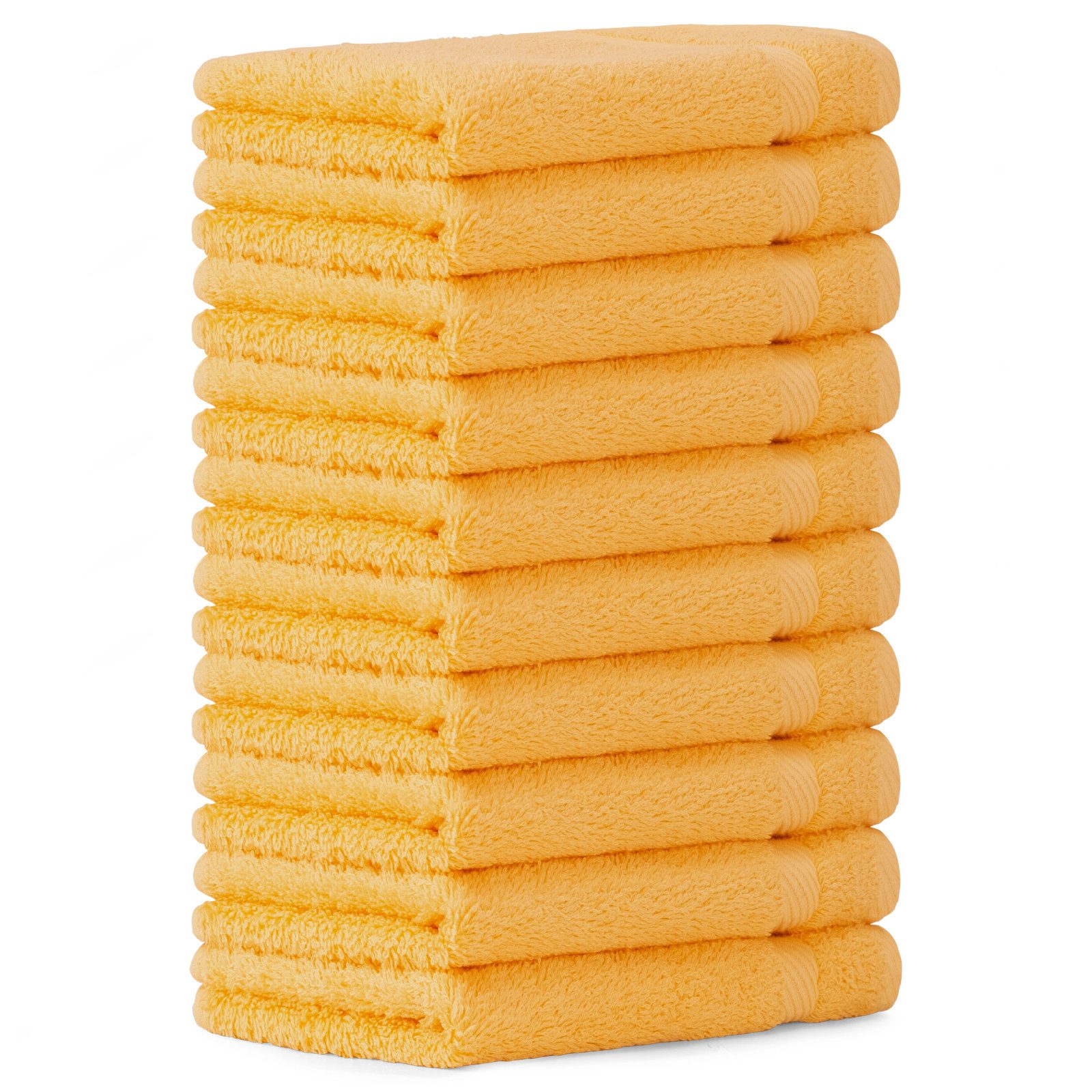 Luckytowel Gästehandtücher 30x50cm mit Aufhänger 100% Baumwolle 600g/m² Gäs günstig online kaufen