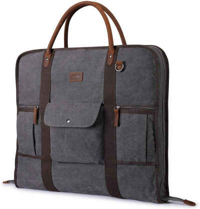 S-ZONE Reisetasche (1-tlg), Kleidersack, Anzugtasche mit Haken/Schuhfach