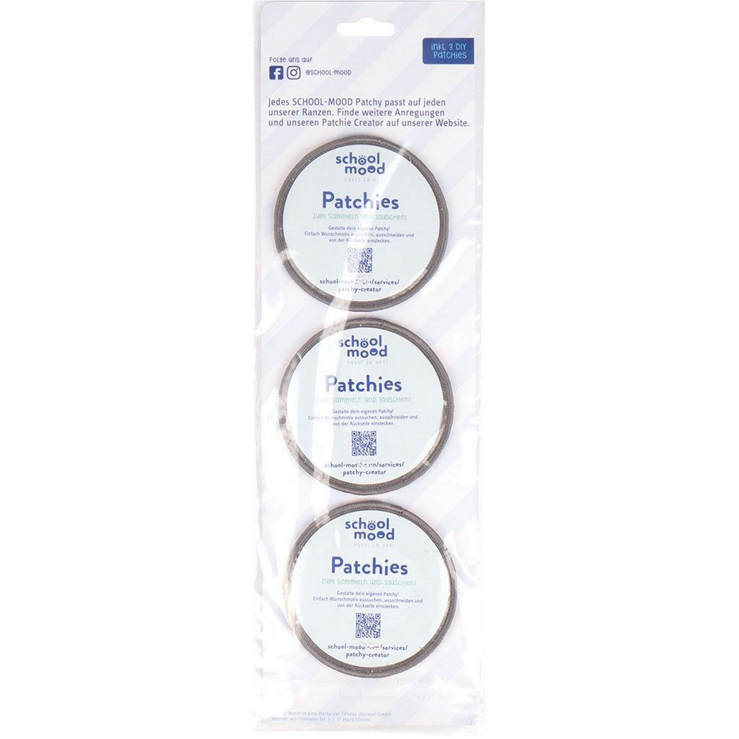 SCHOOL-MOOD® Schulranzen 6er Patchy-Set Ninja