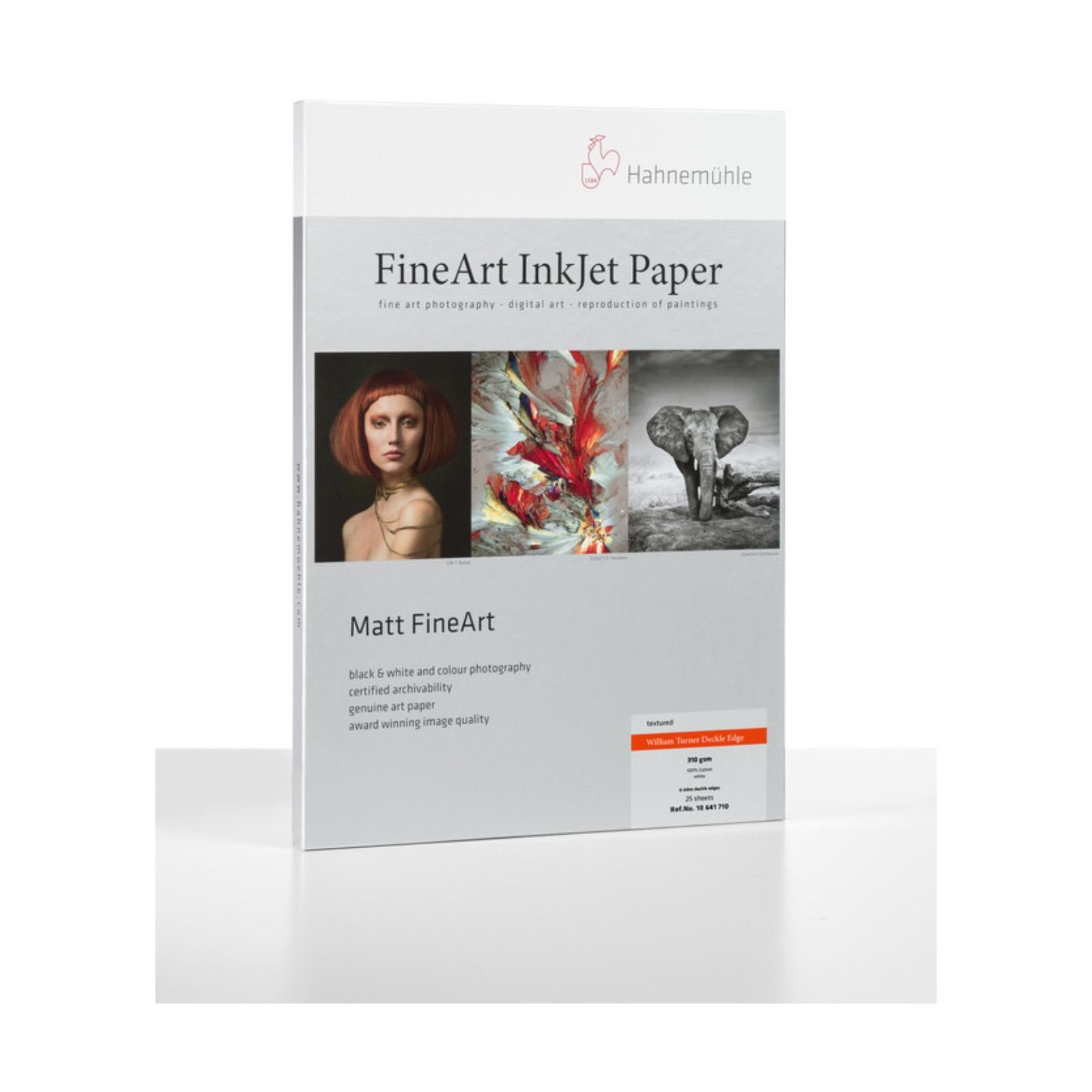 Hahnemühle Fotopapier William Turner Deckle Edge FineArt Inkjet-Papier - 4-seitig gerissene