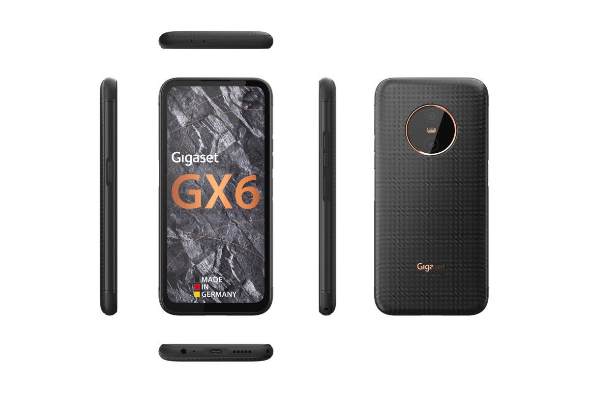 Gigaset GX6 PRO Smartphone (6.6 Zoll, 128 GB Speicherplatz, 50 MP Kamera, Outdoor-Smartphone)