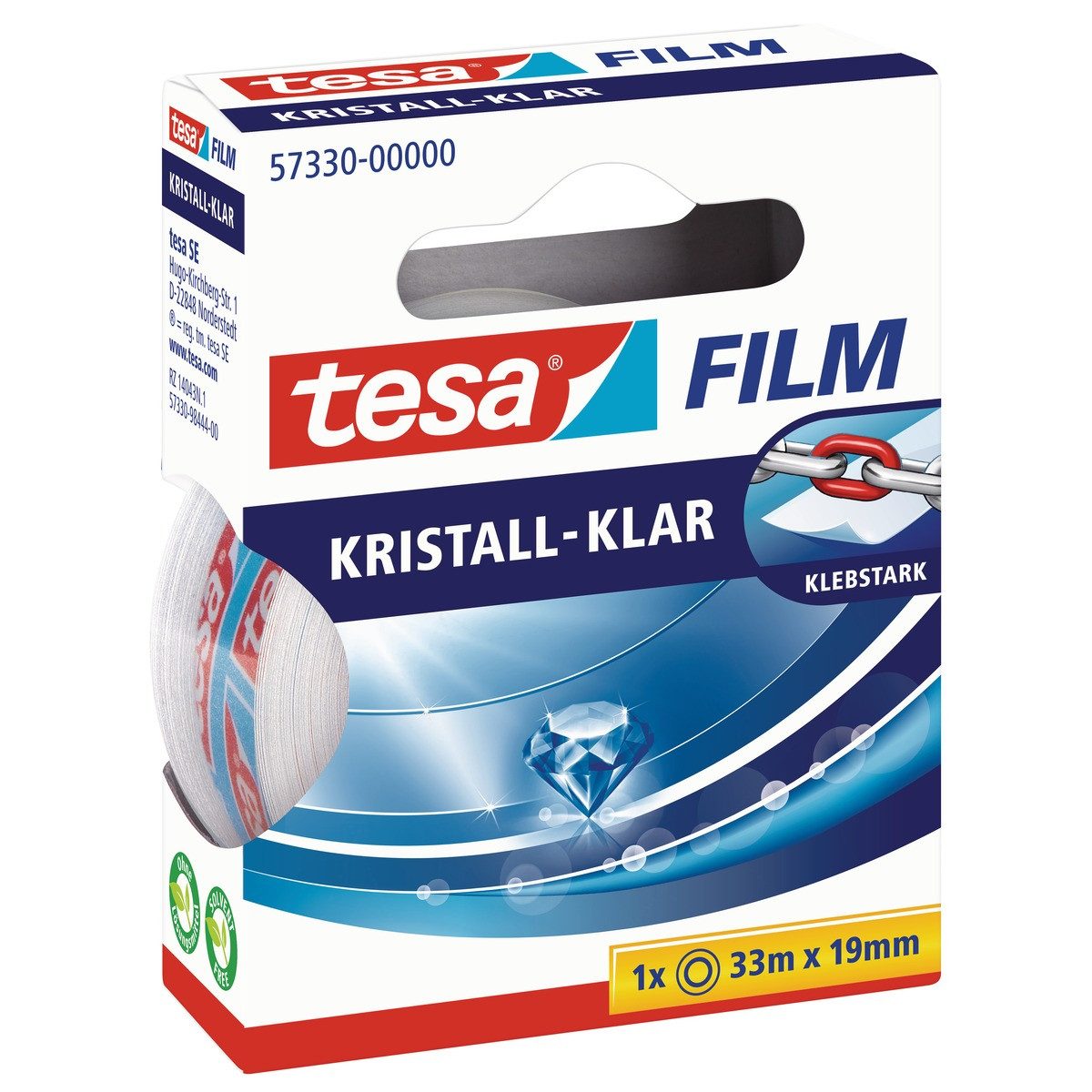 tesa Klebeband tesa Klebeband Kristallklar 19mmx33m