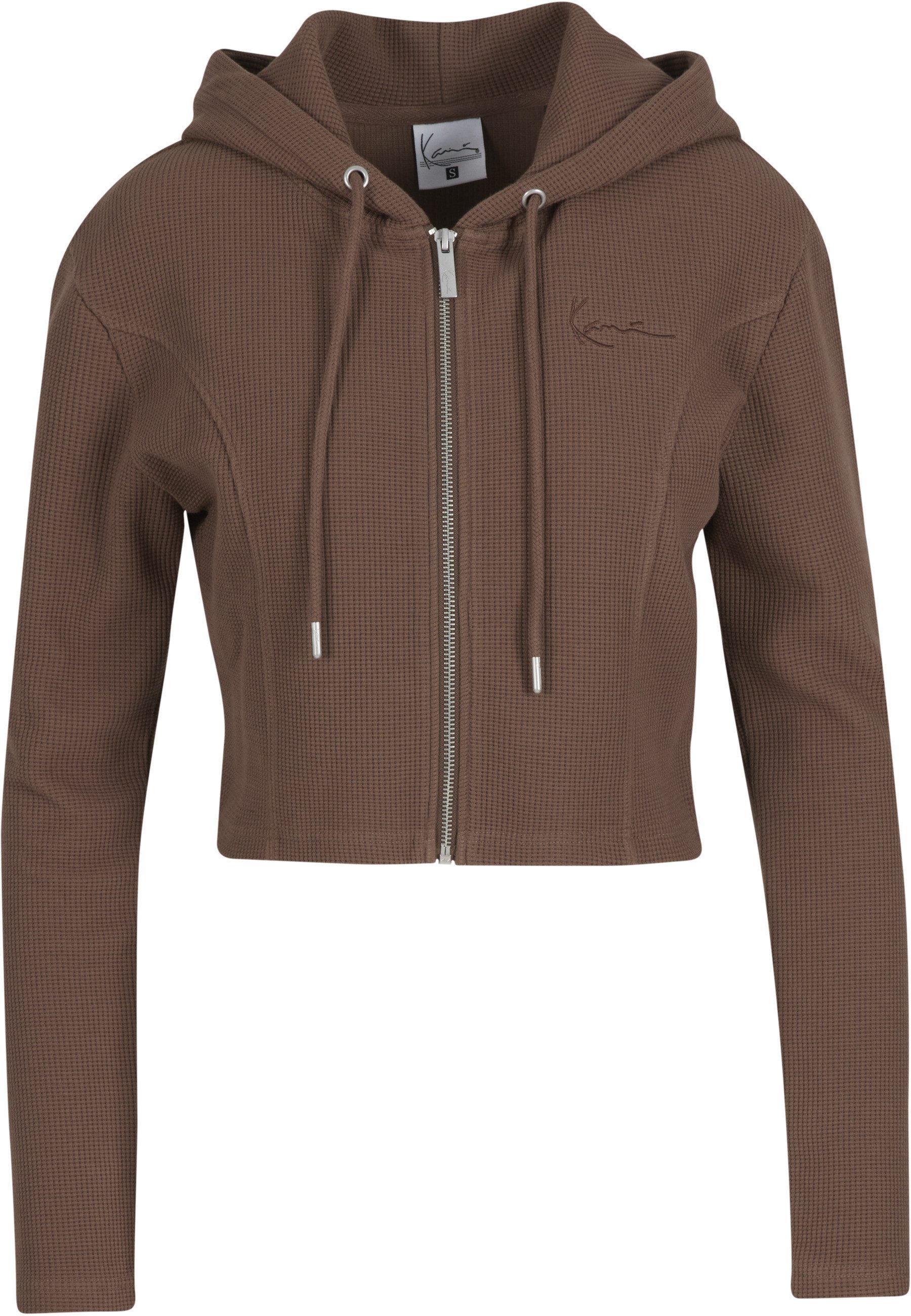 Karl Kani Funktions-Kapuzensweatjacke Karl Kani Signature Waffle Cropped Zip Hoodie