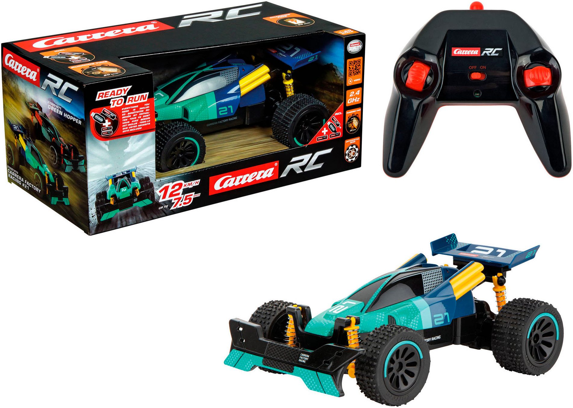 RC-Auto Carrera® RC, Factory Racing #21, 2,4 GHz