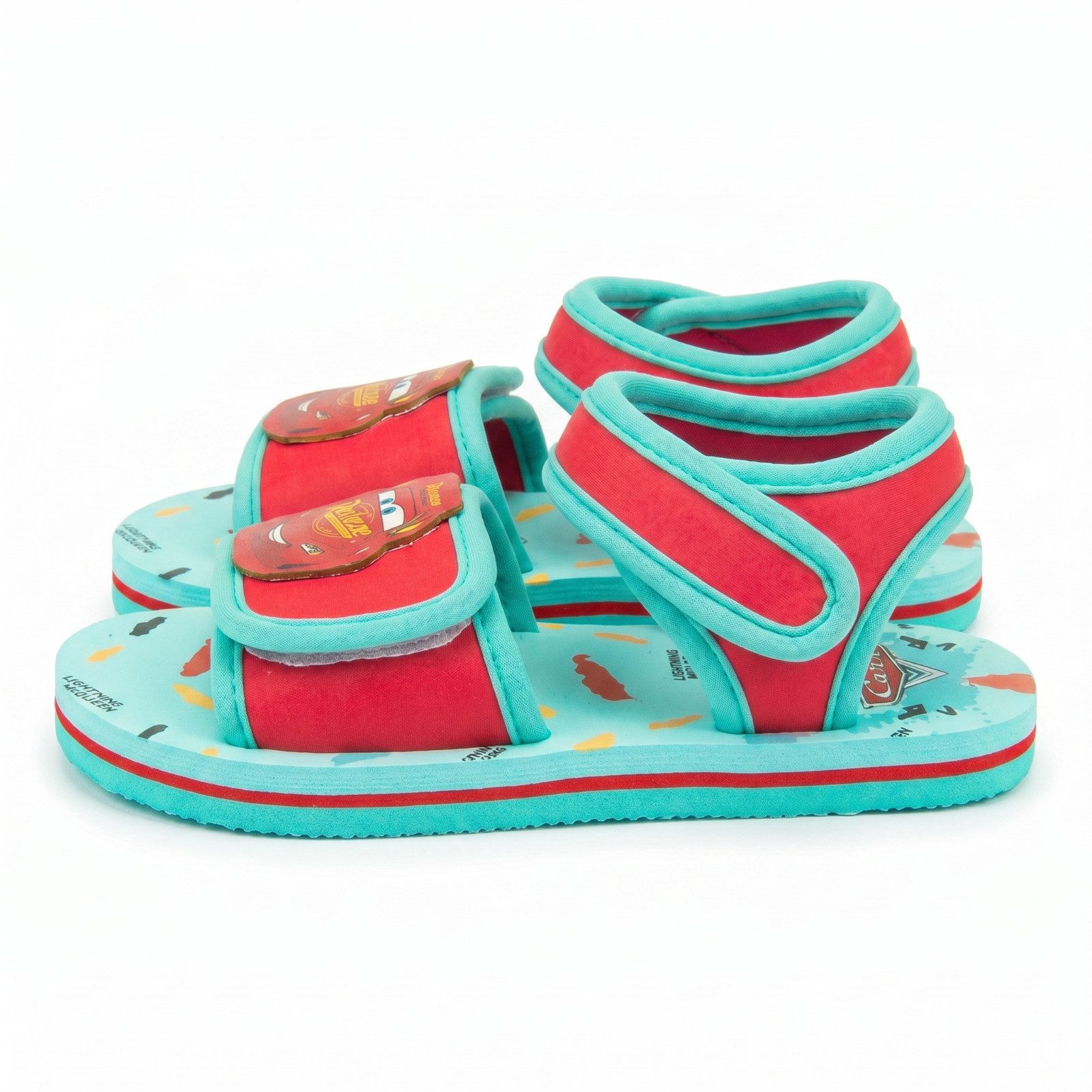 Disney Disney Cars Lightning Mc Queen Kinder Sandalen Latschen Gr. 22-24 Sandale