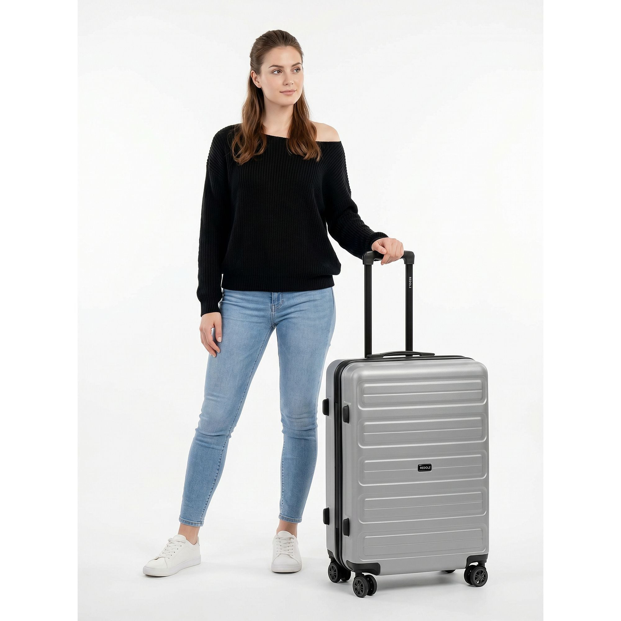 Redolz Hartschalen-Trolley Essentials 08, 4 Rollen, ABS