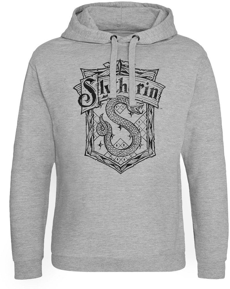 Harry Potter Hoodie Harry Potter - Slytherin Washed Crest Epic Hoodie