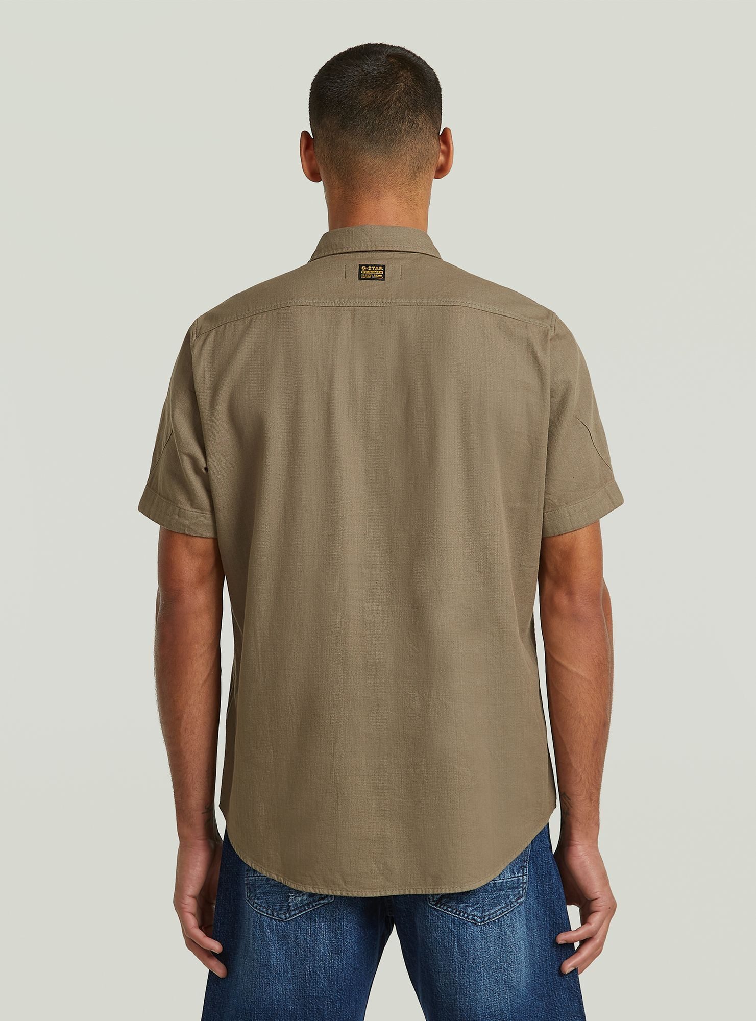 G-STAR Langarmshirt Marine Slim Hemd