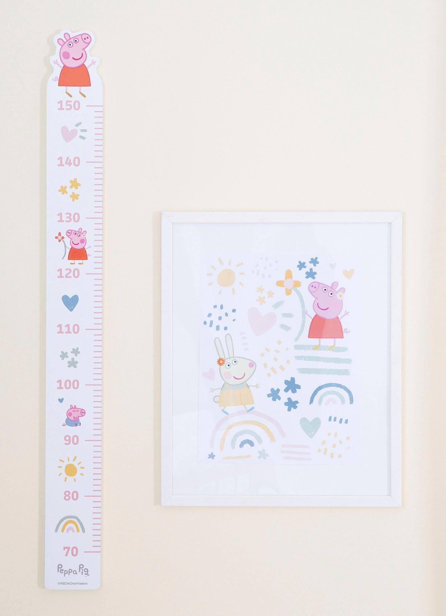 roba® bar Peppa Pig, with Peppa Pig motif, scale up to 150 cm