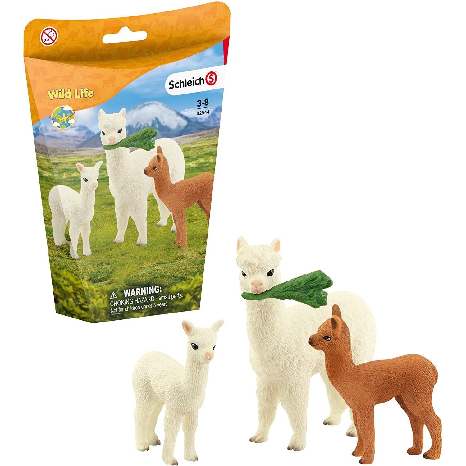 Schleich® Tierfigur 42544 Wild Life Alpakafamilie
