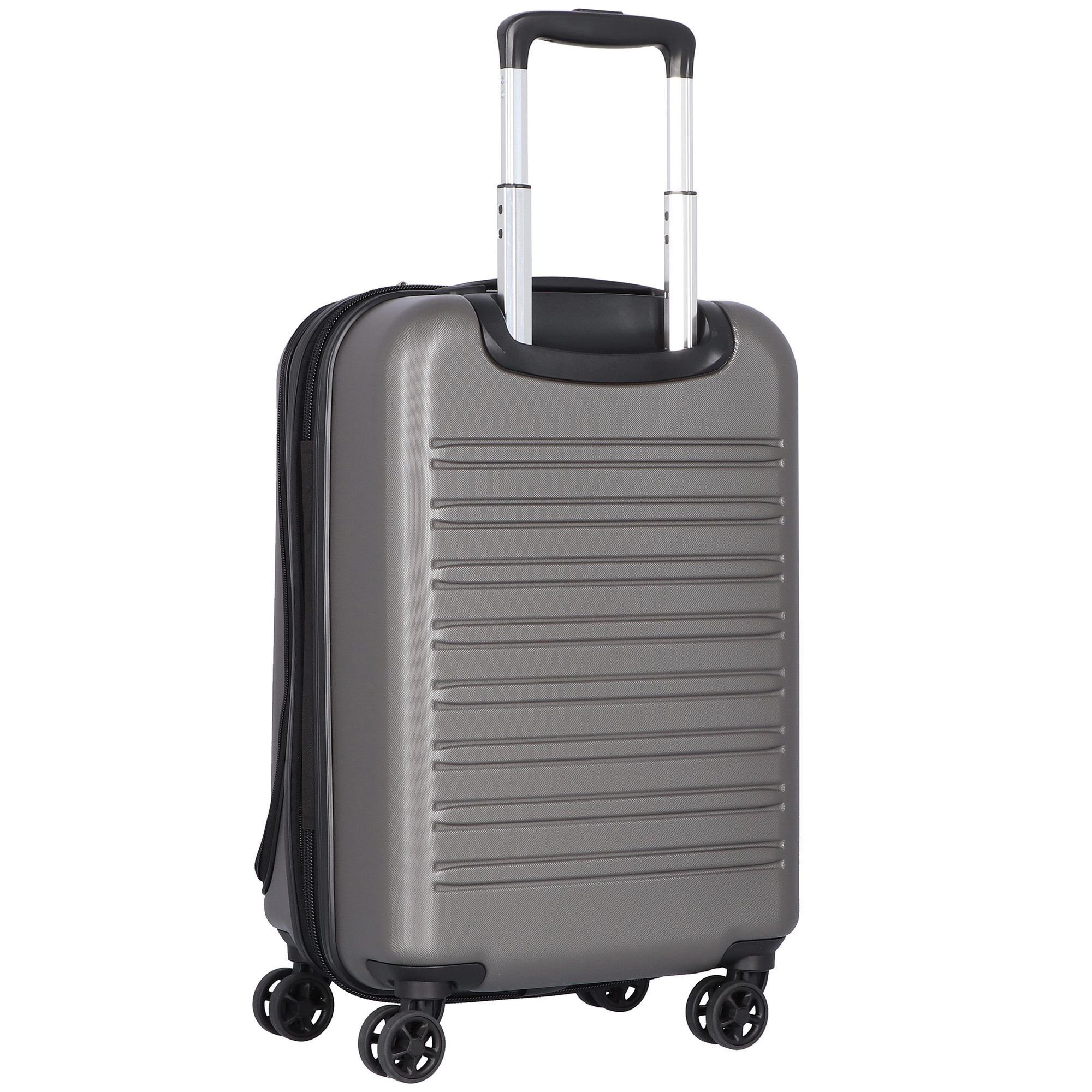 Delsey Handgepäck-Trolley Segur 2.0, 4 Rollen, Polycarbonat grau