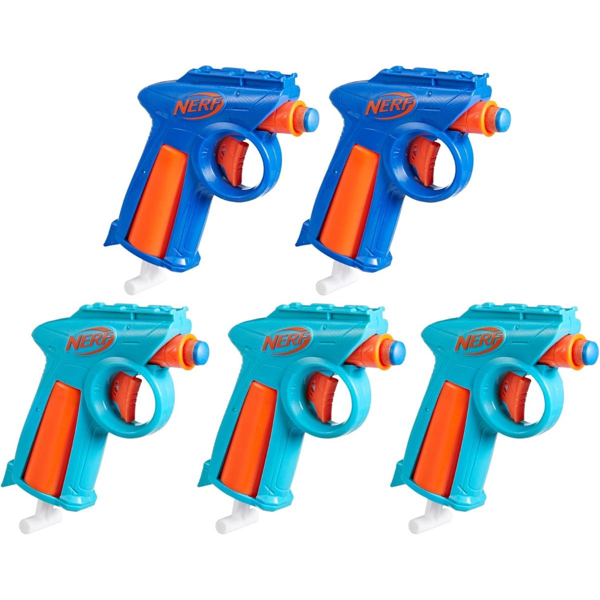 Nerf Blaster mit 5 Blastern und 15 N1 Darts für Kinder ab 8 Jahren (5-tlg)