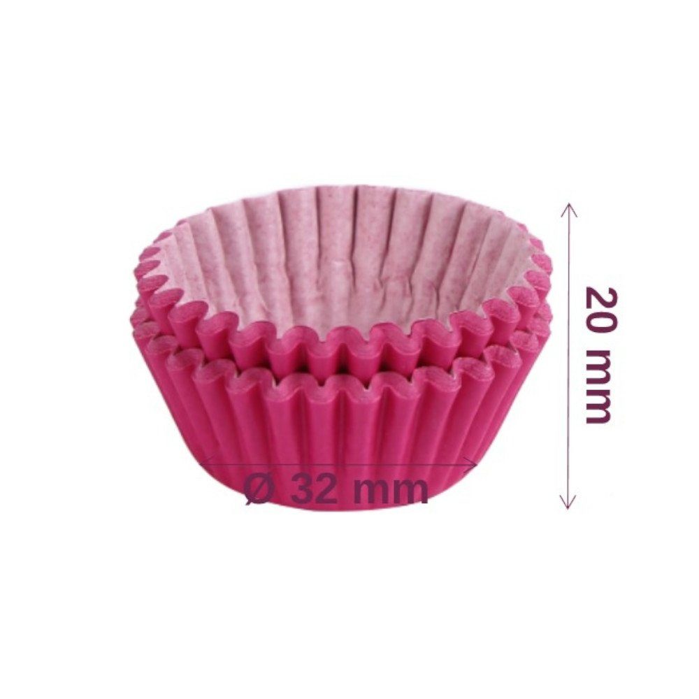 House 200-tlg), für Papierbackförmchen Muffinform Mini und Muffinförmchen, Miss Minimuffins kleine Mini-Cupcakes Bakery's (Pink